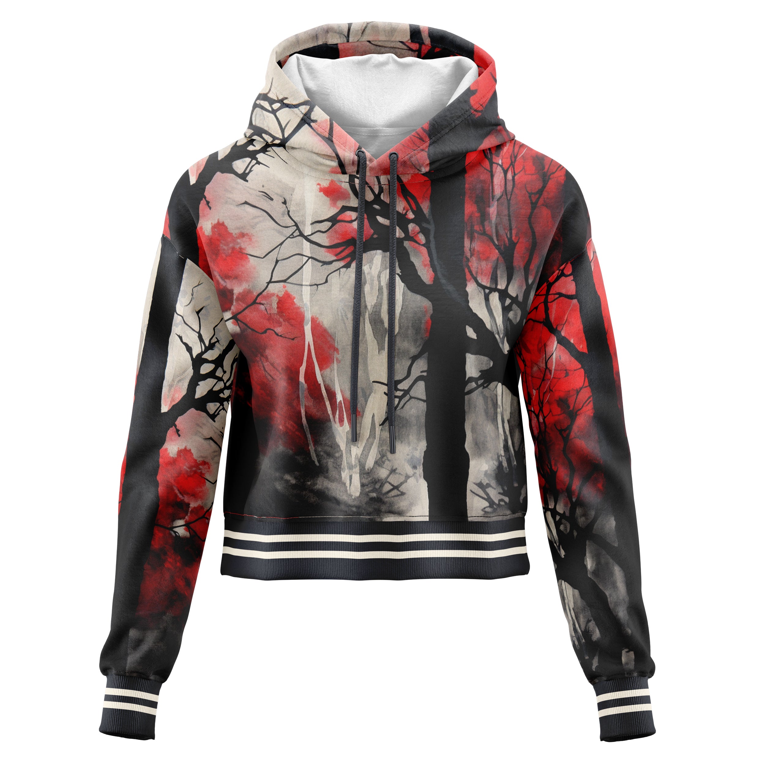 Branches Of Soul Cropped Hoodie