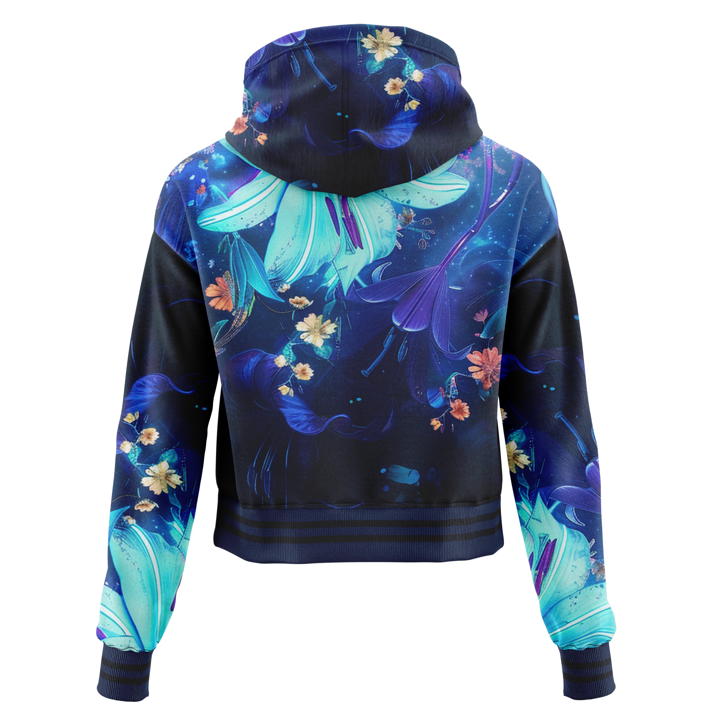 Beauty in Darkness Cropped Hoodie