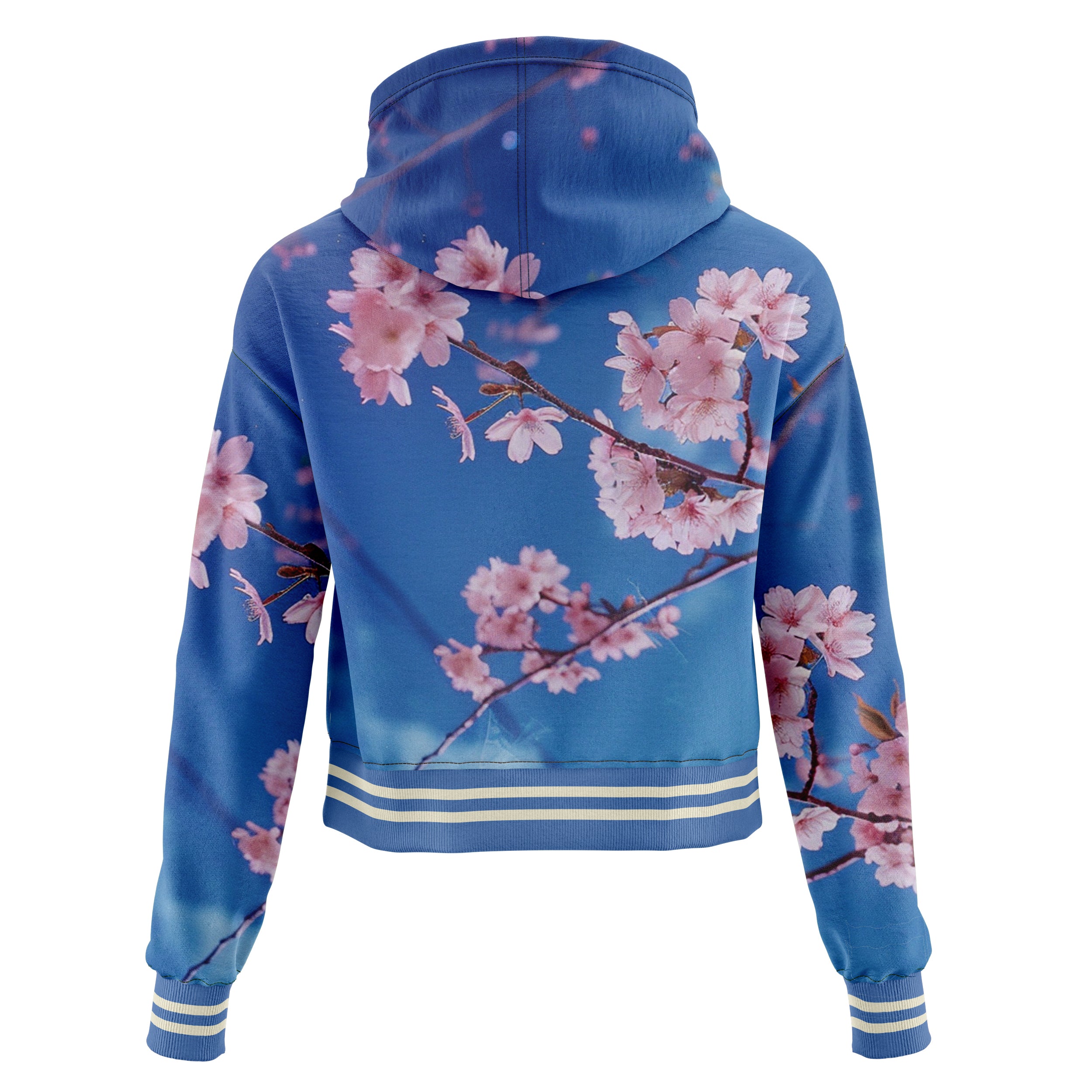 Cherry Blossom Cropped Hoodie