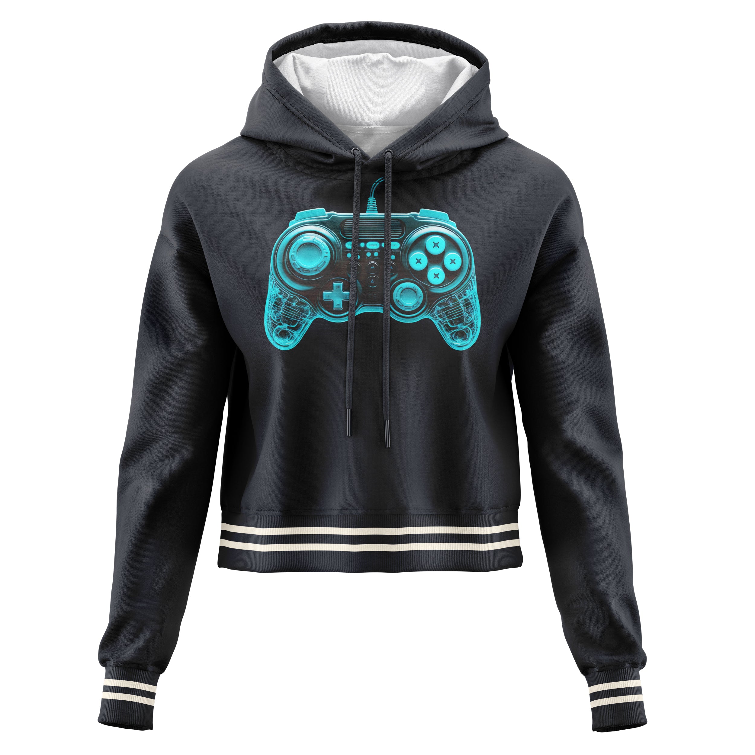 Controller Cropped Hoodie