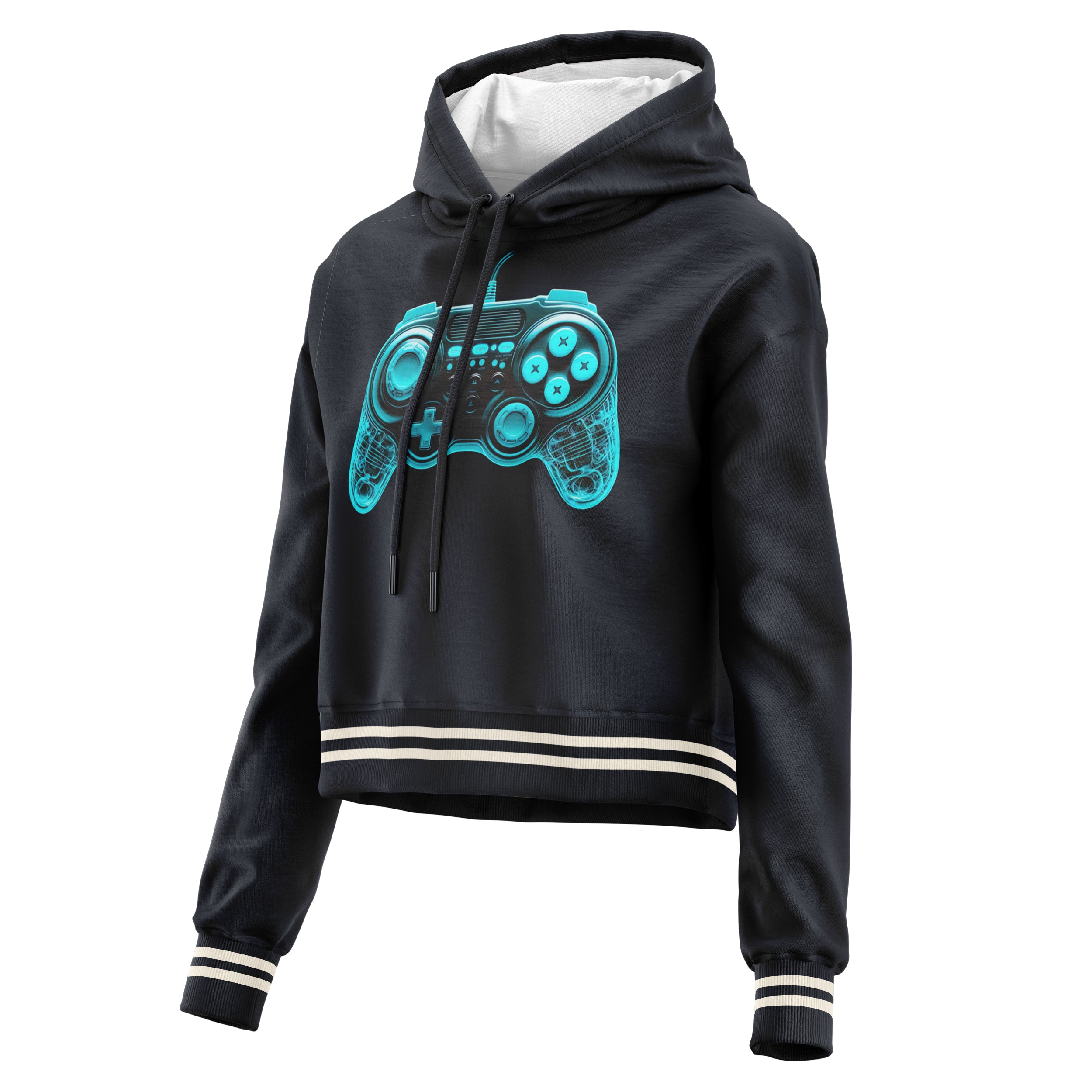 Controller Cropped Hoodie