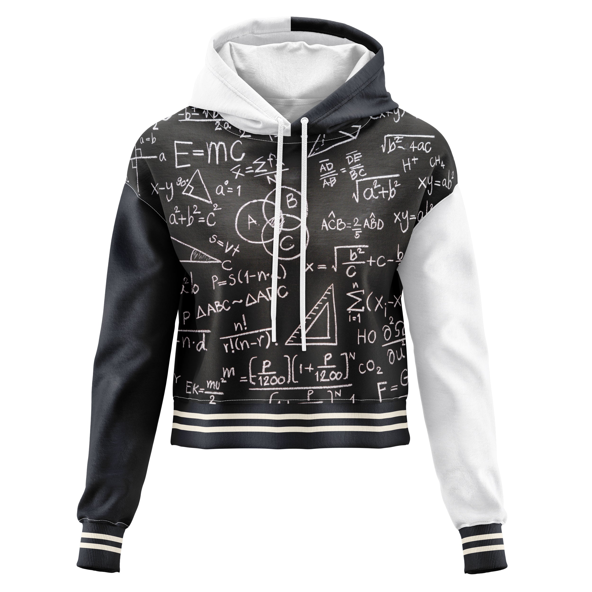 Equation Cropped Hoodie