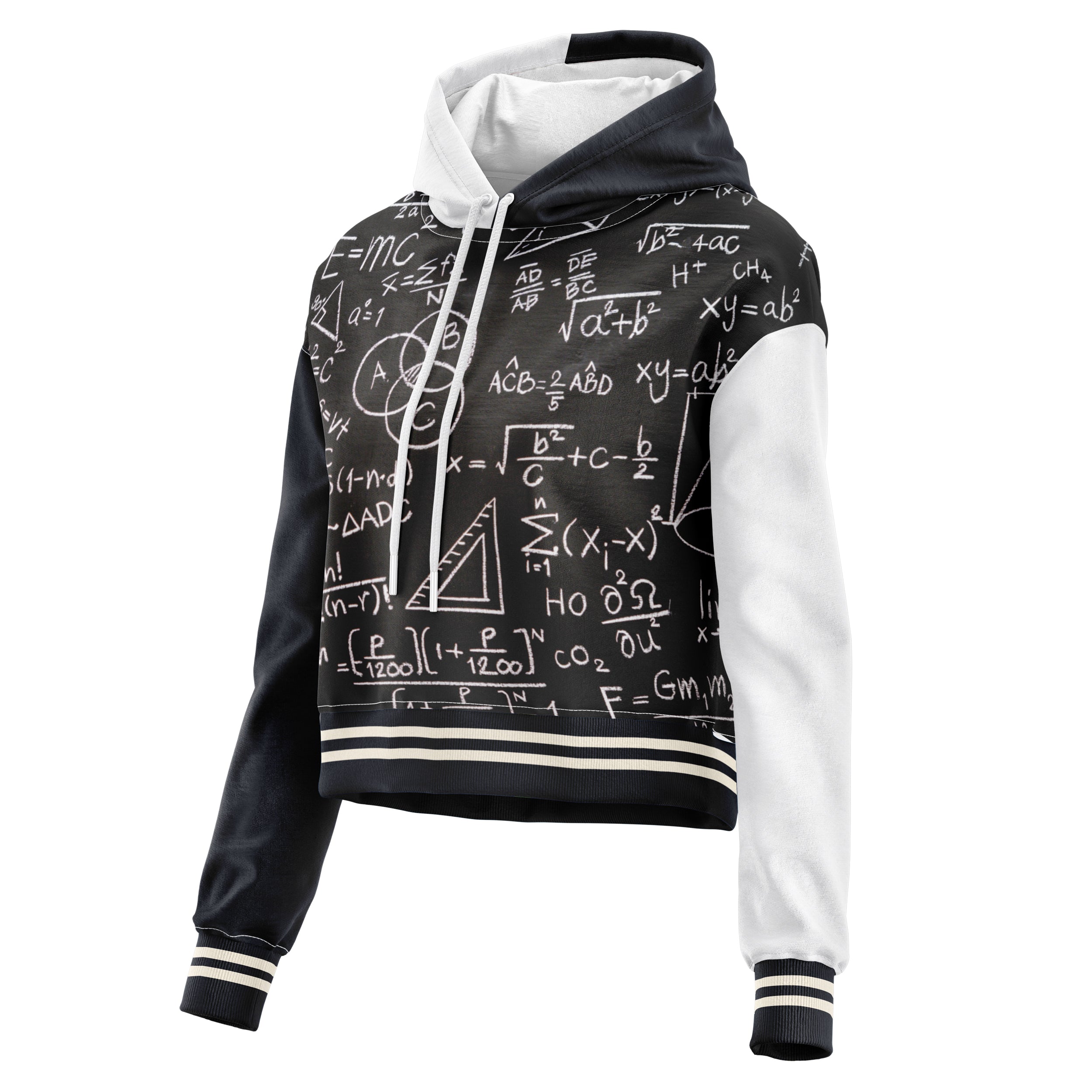 Equation Cropped Hoodie