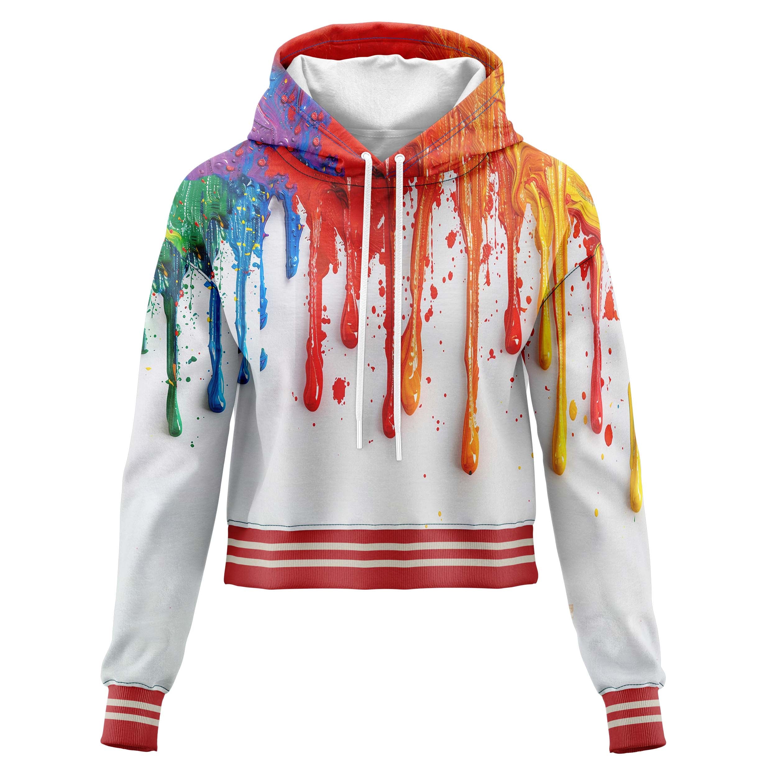 Lazy Colors Cropped Hoodie