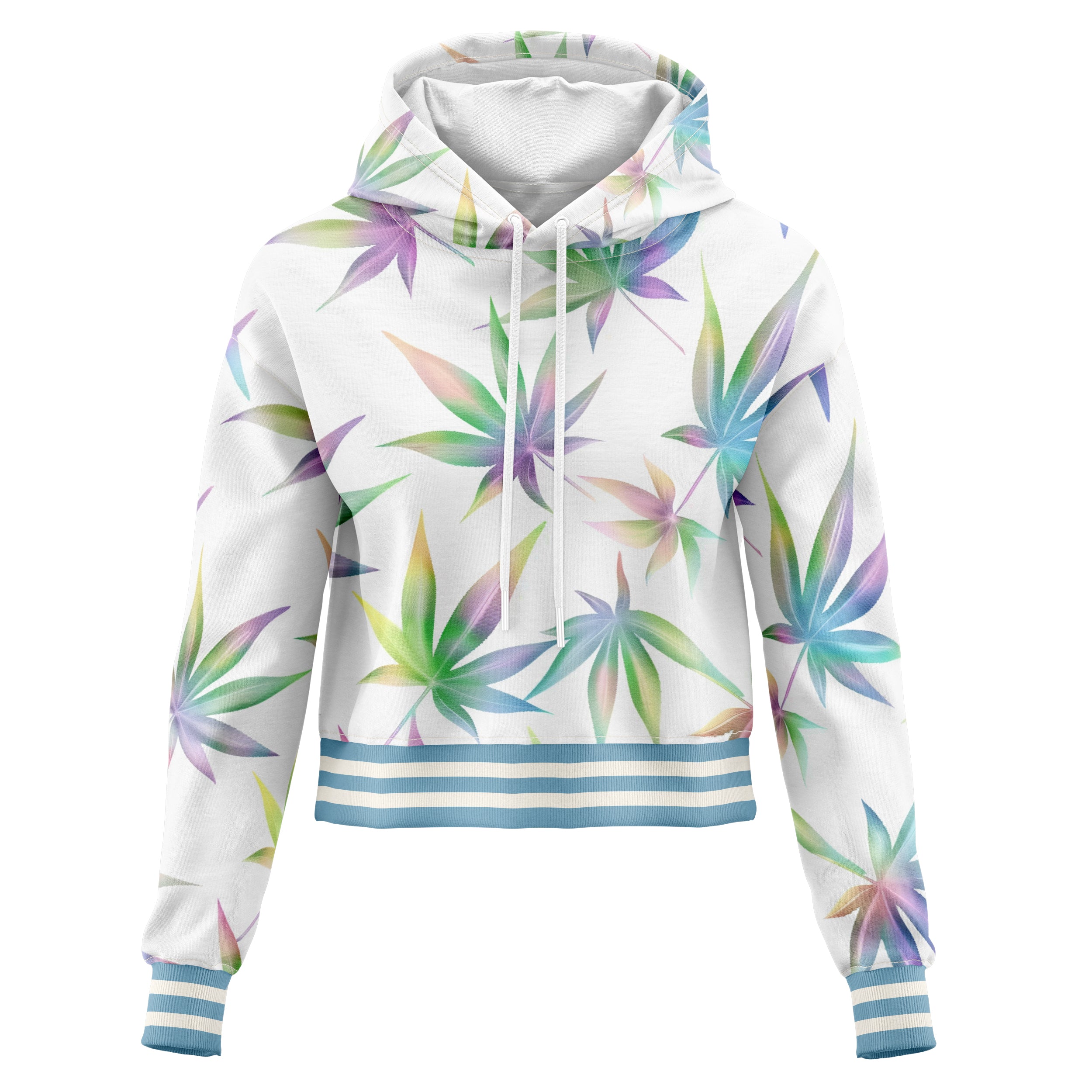 420 Cannabis Cropped Hoodie