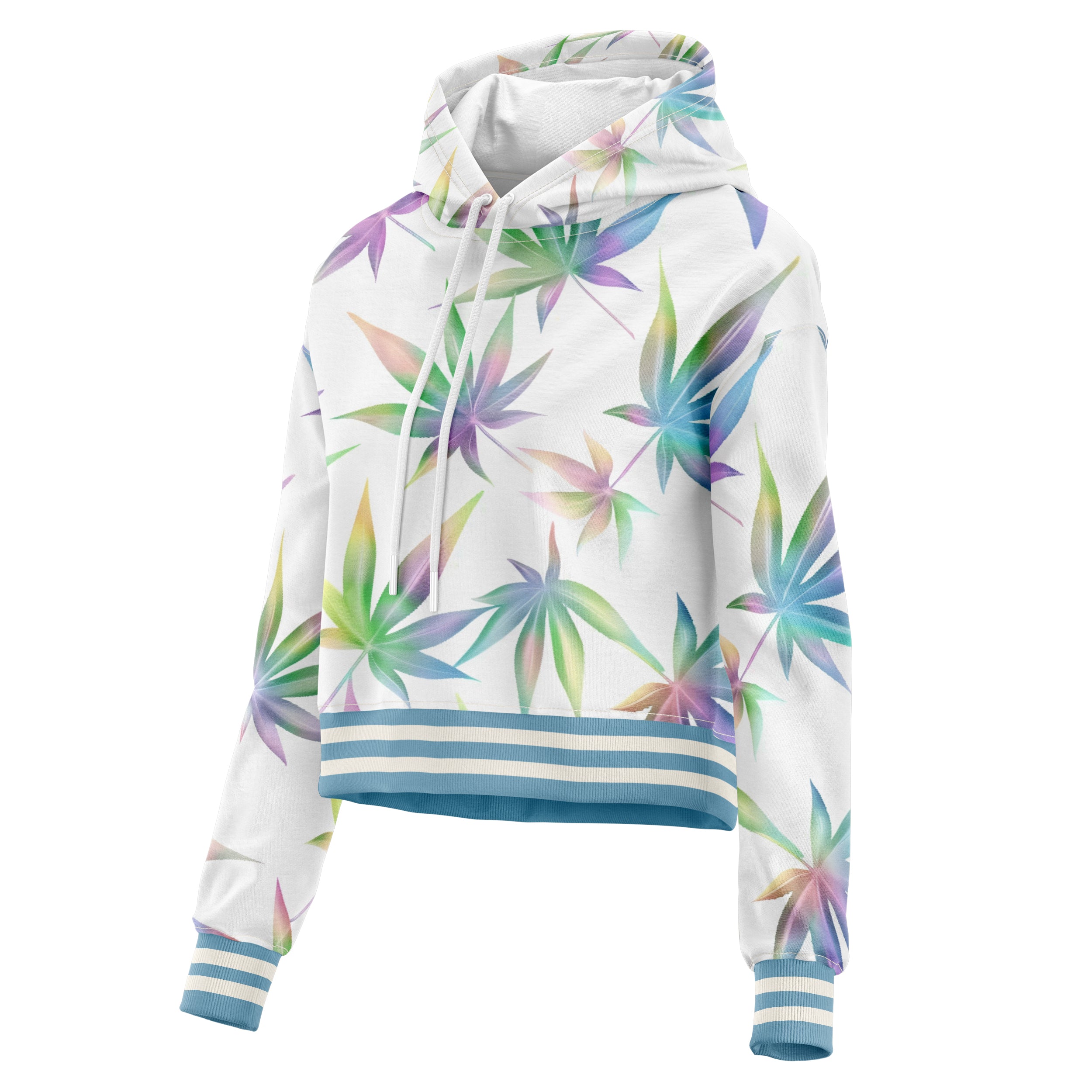 420 Cannabis Cropped Hoodie