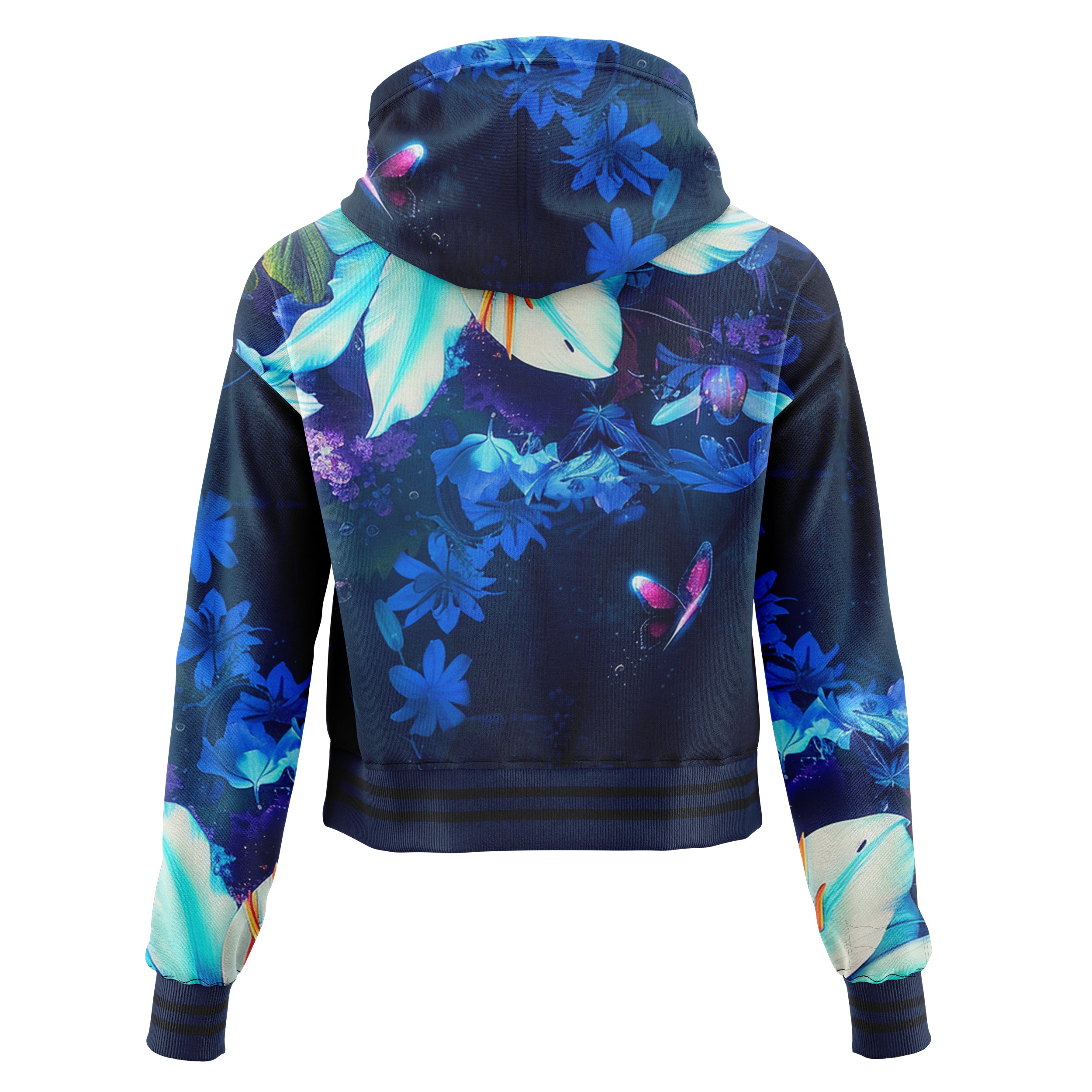 Beauty in Darkness Cropped Hoodie