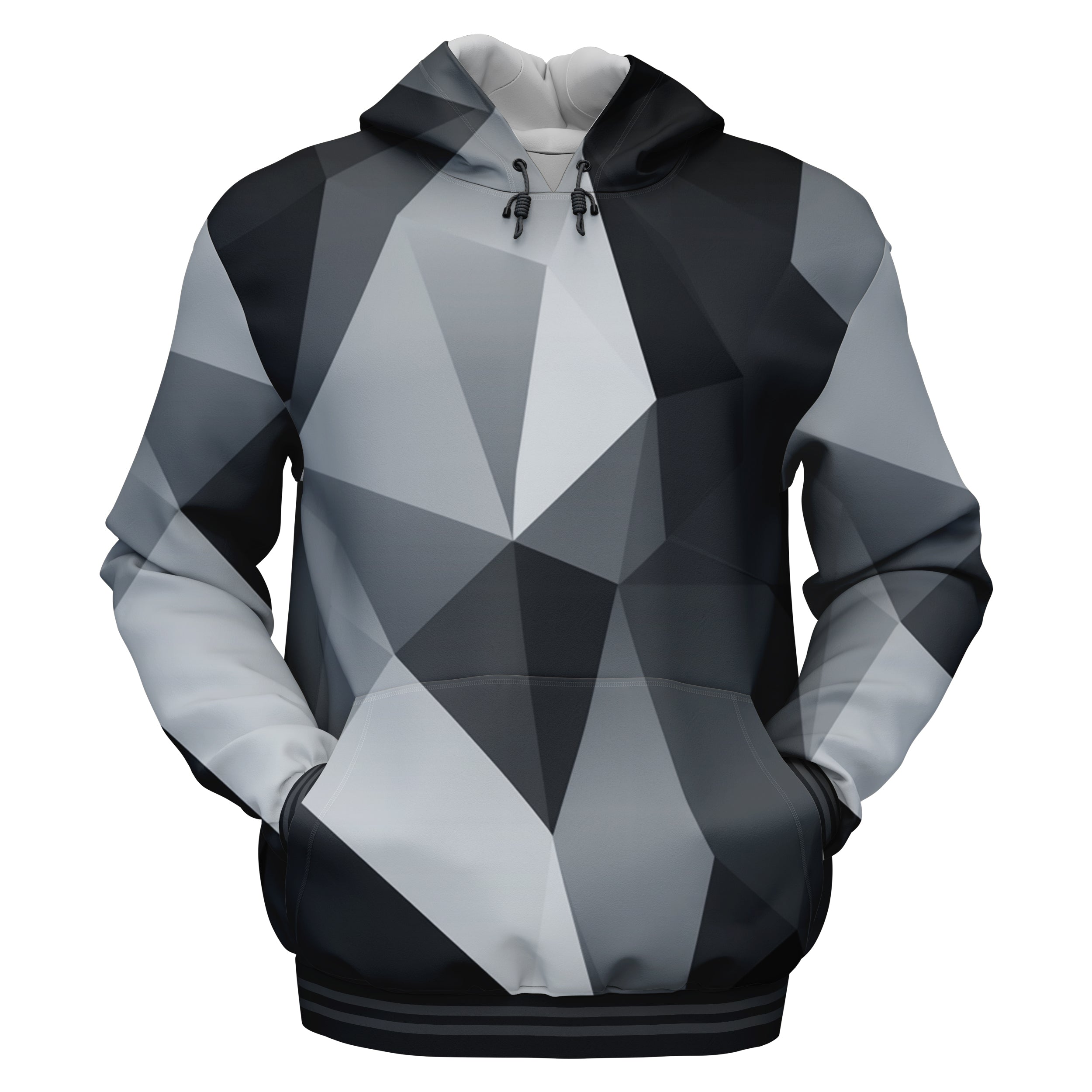 Cubes Black Hoodies