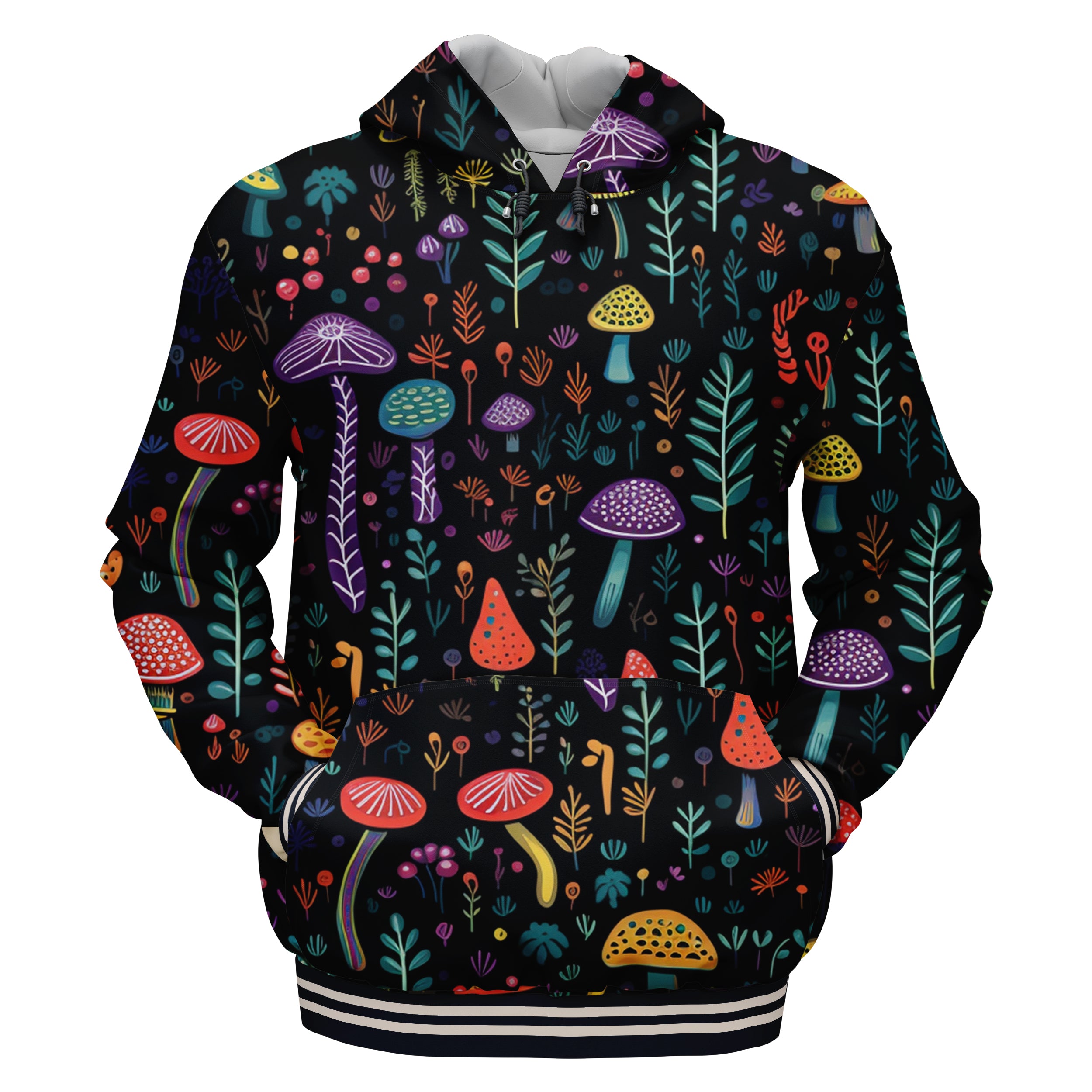 Color Mushrooms Hoodies