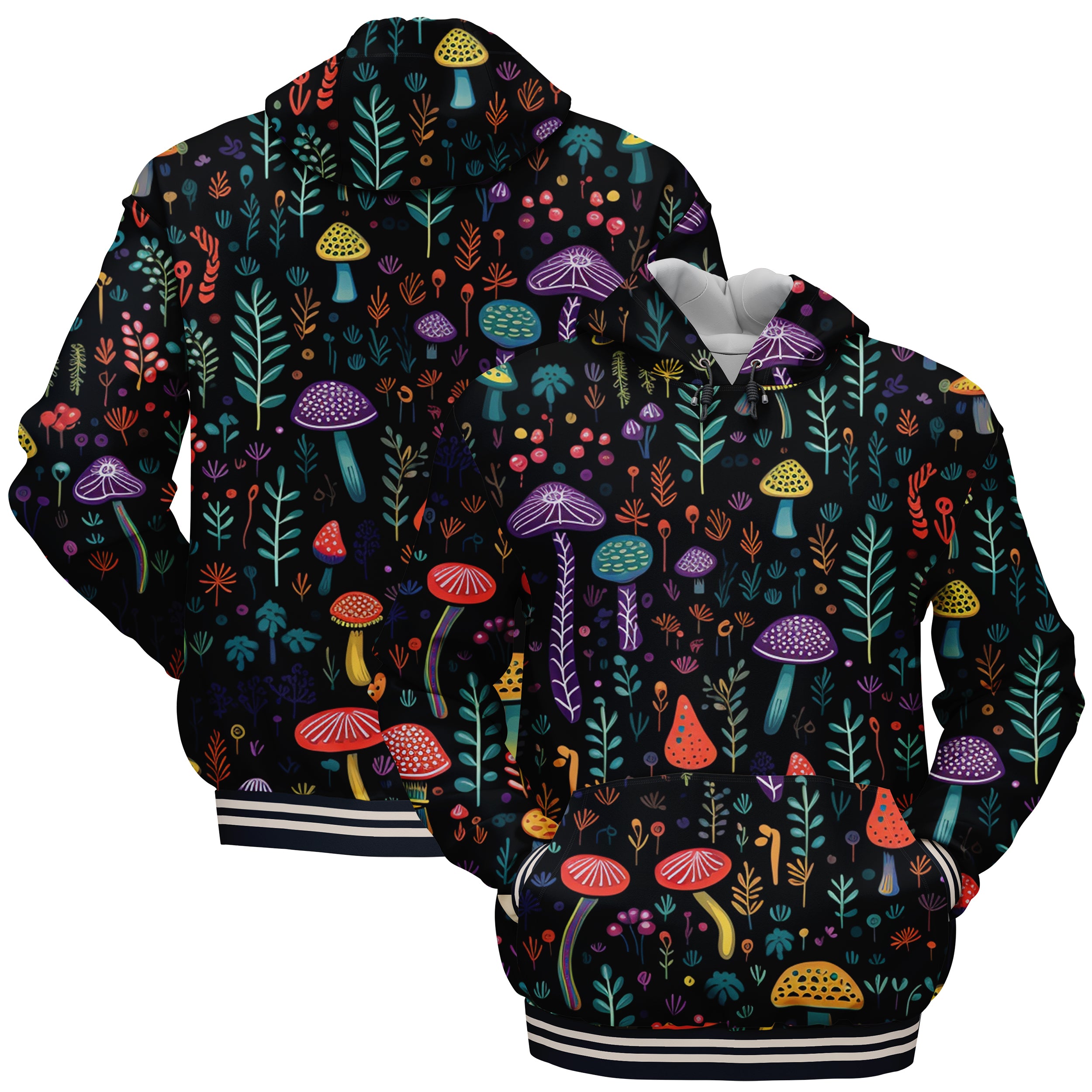 Color Mushrooms Hoodies HO240829Cm013