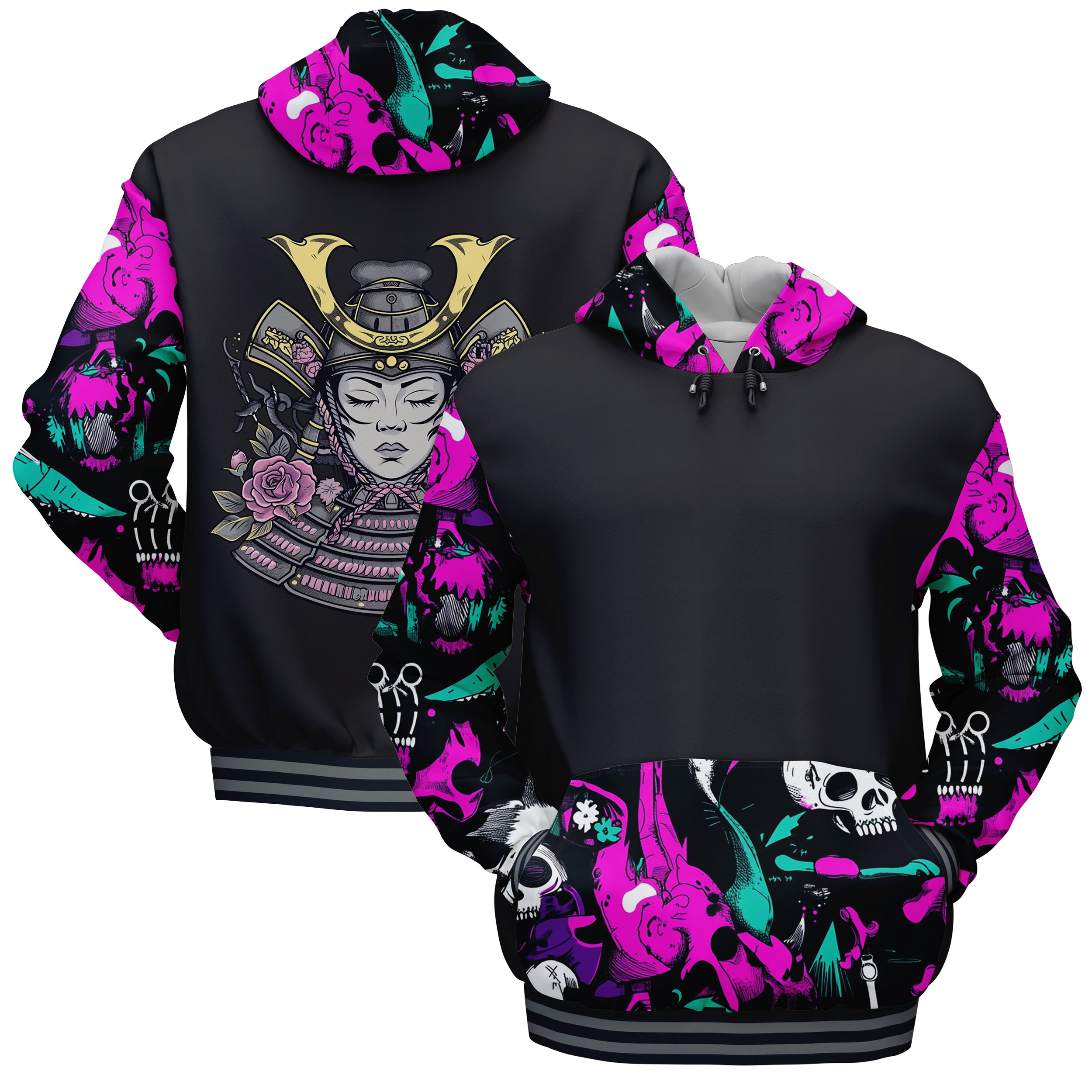 Geisha Samurai Hoodies HO240829Ge046