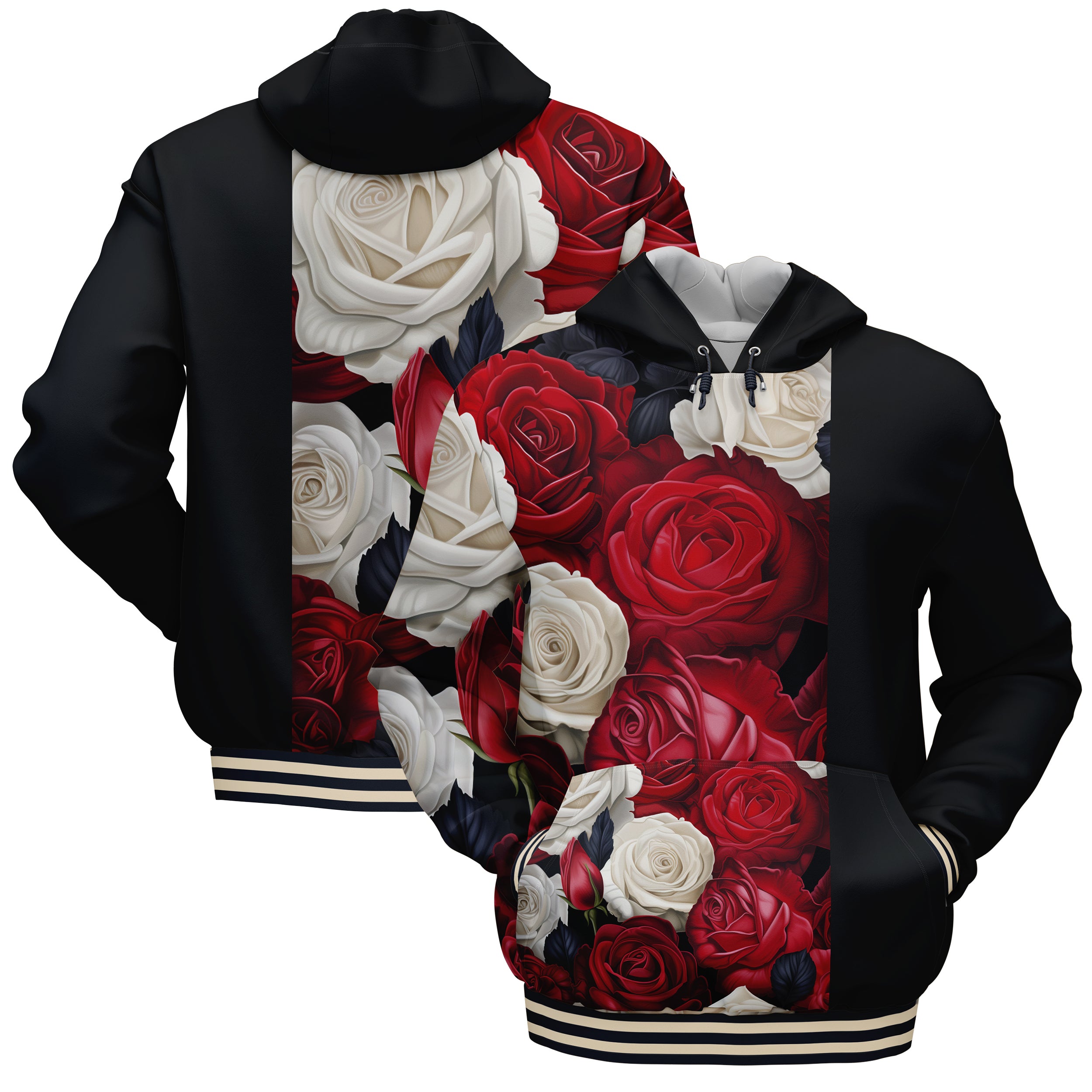 Antique Flowers Hoodies HO240902An008