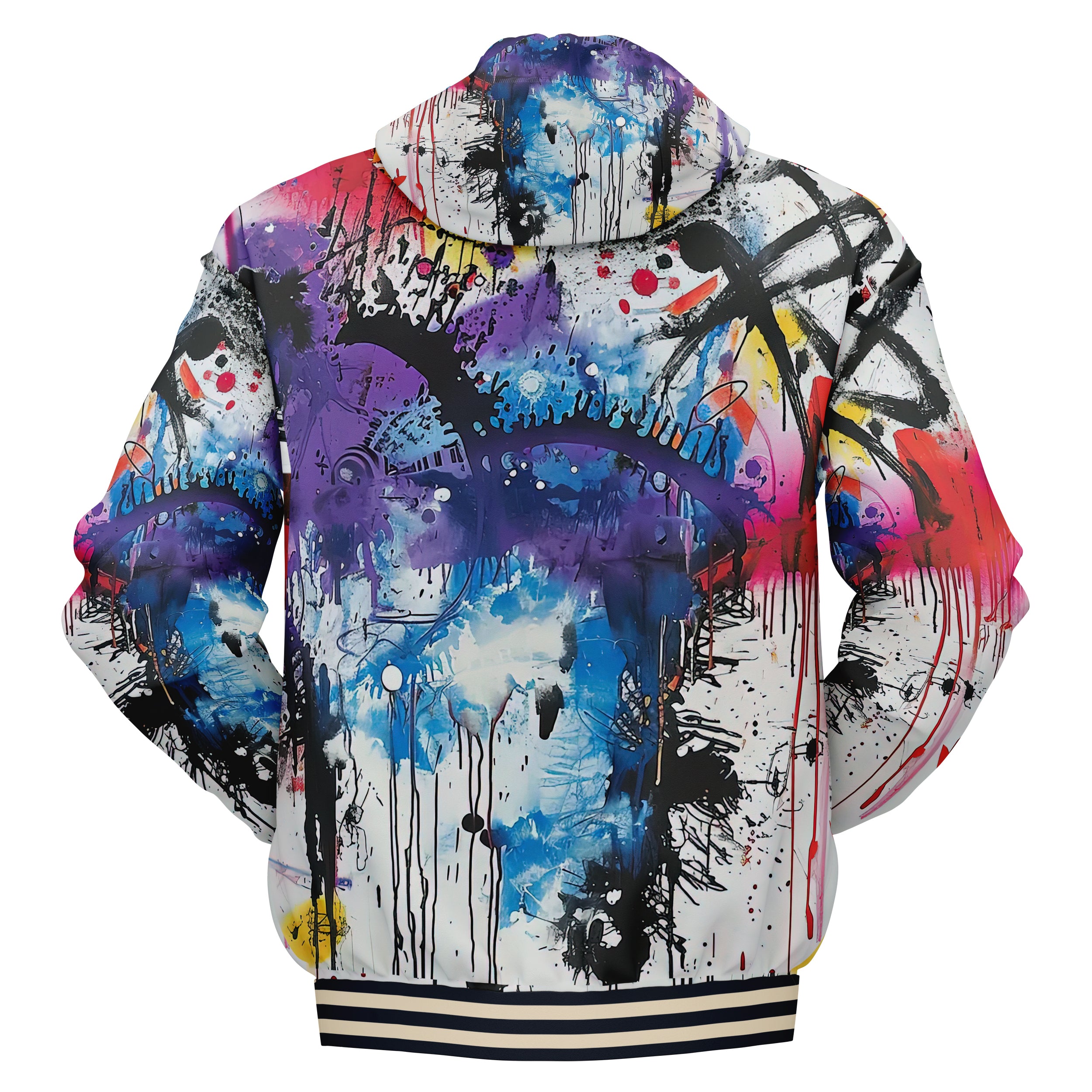 Abstract Paint Hoodies