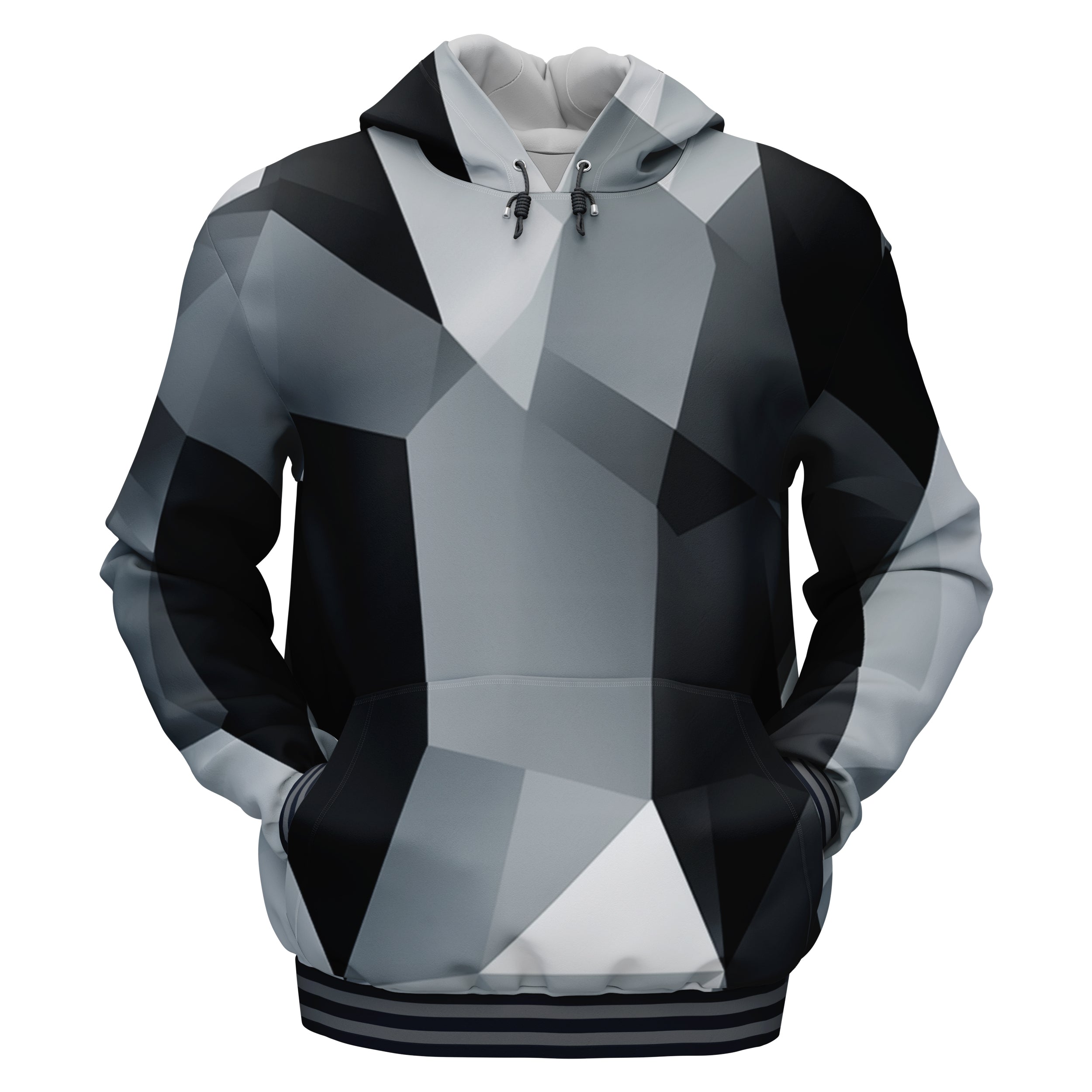 Cubes Black Hoodies