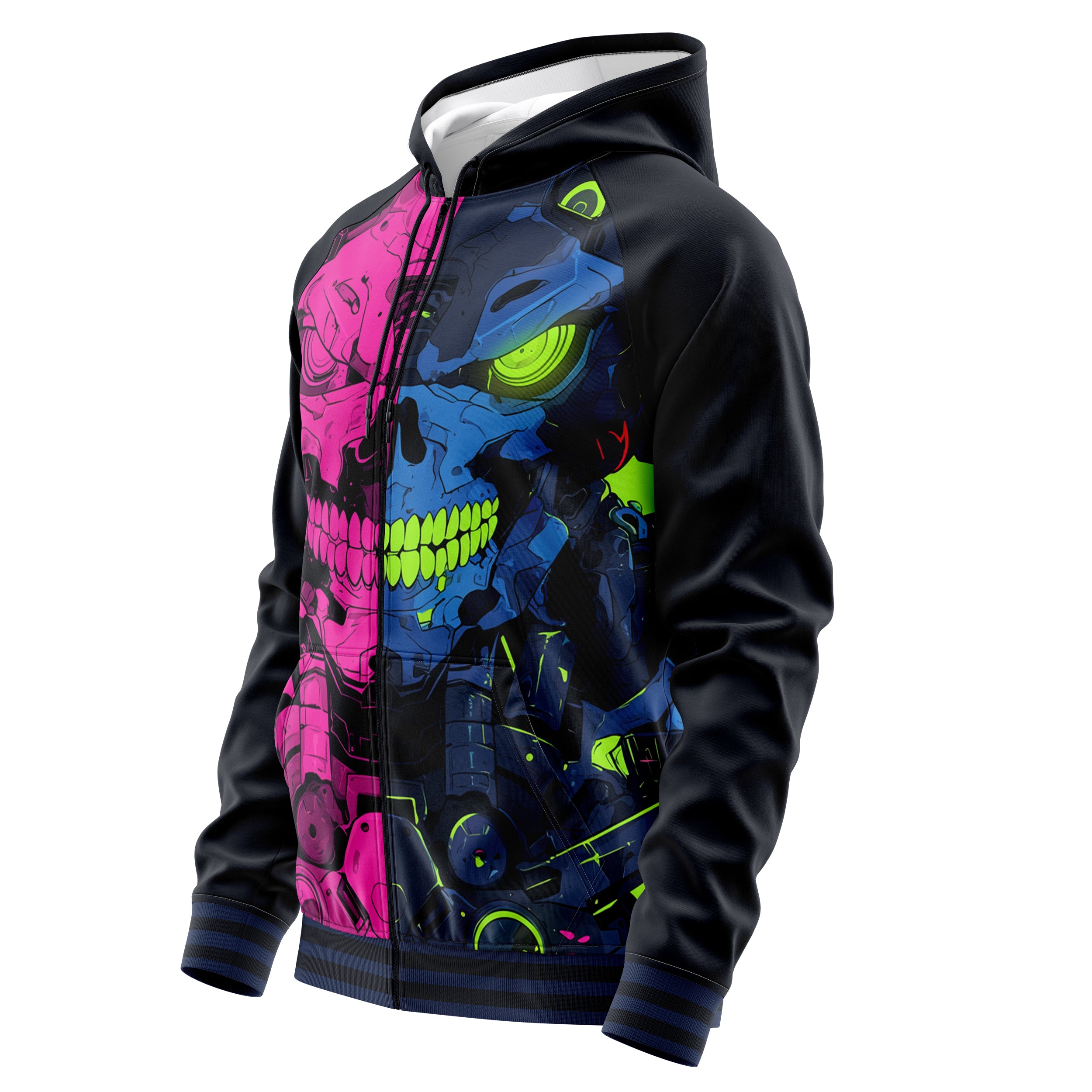 Robotic Skull Hoodies