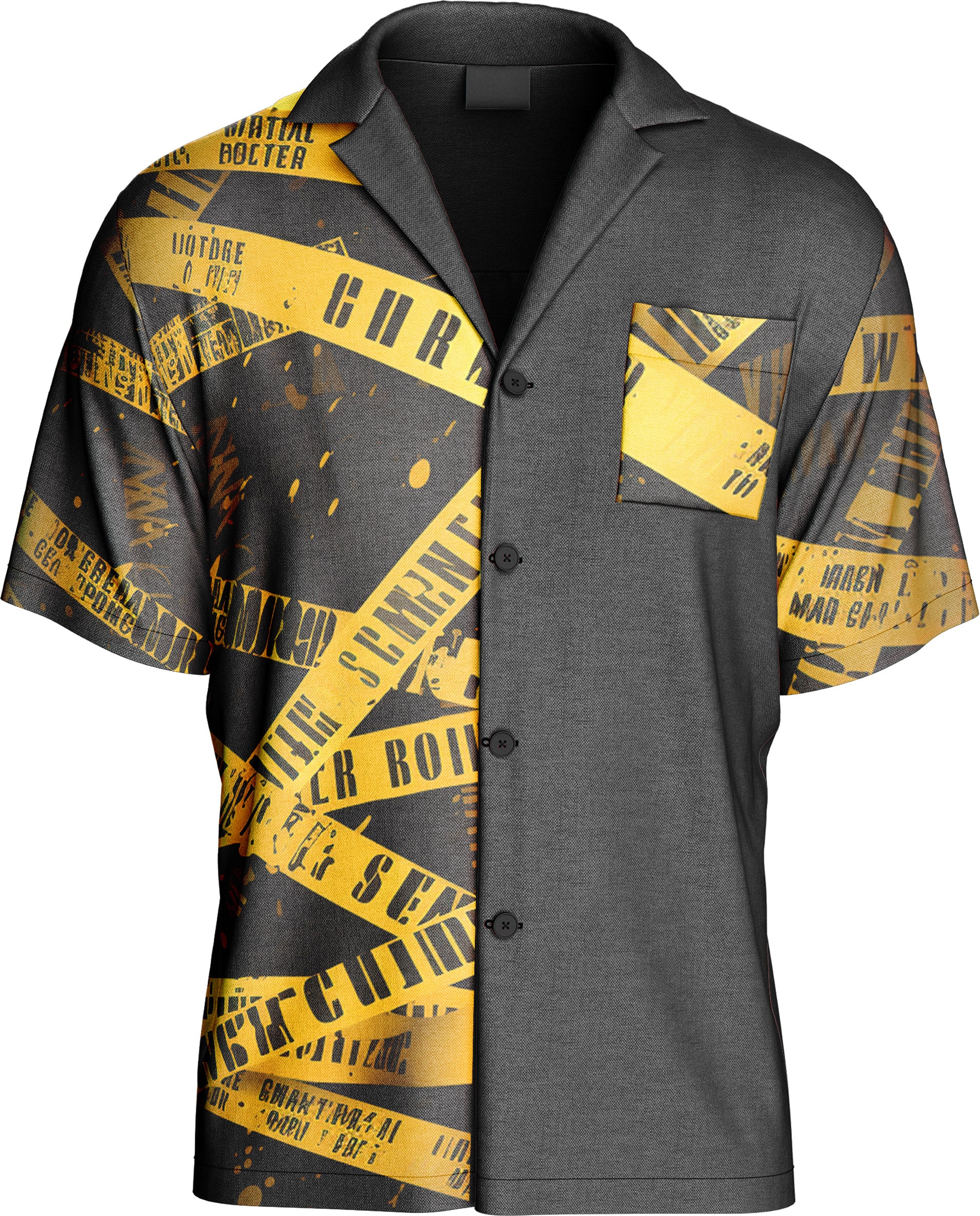 Caution Hawaiian Shirt