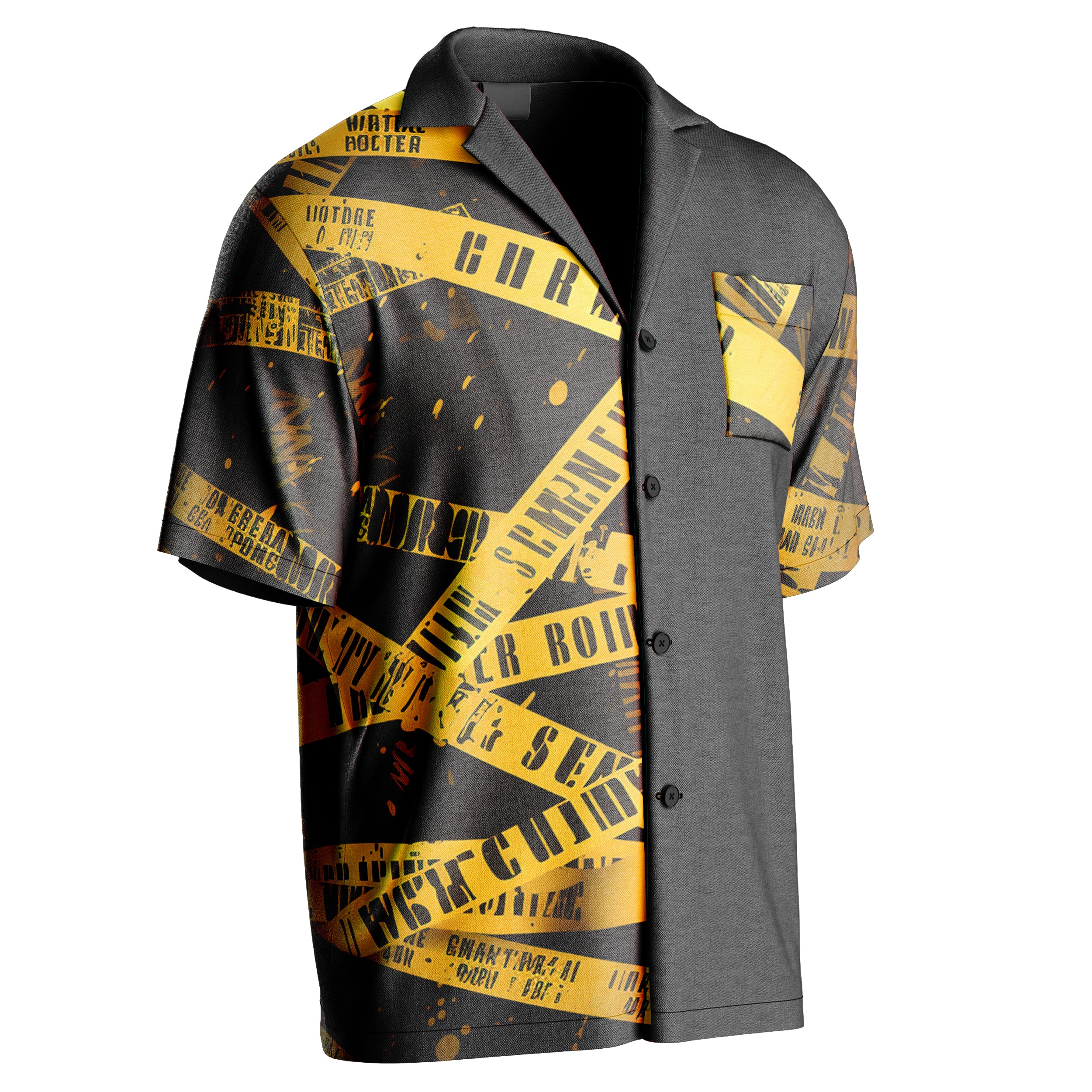 Caution Hawaiian Shirt