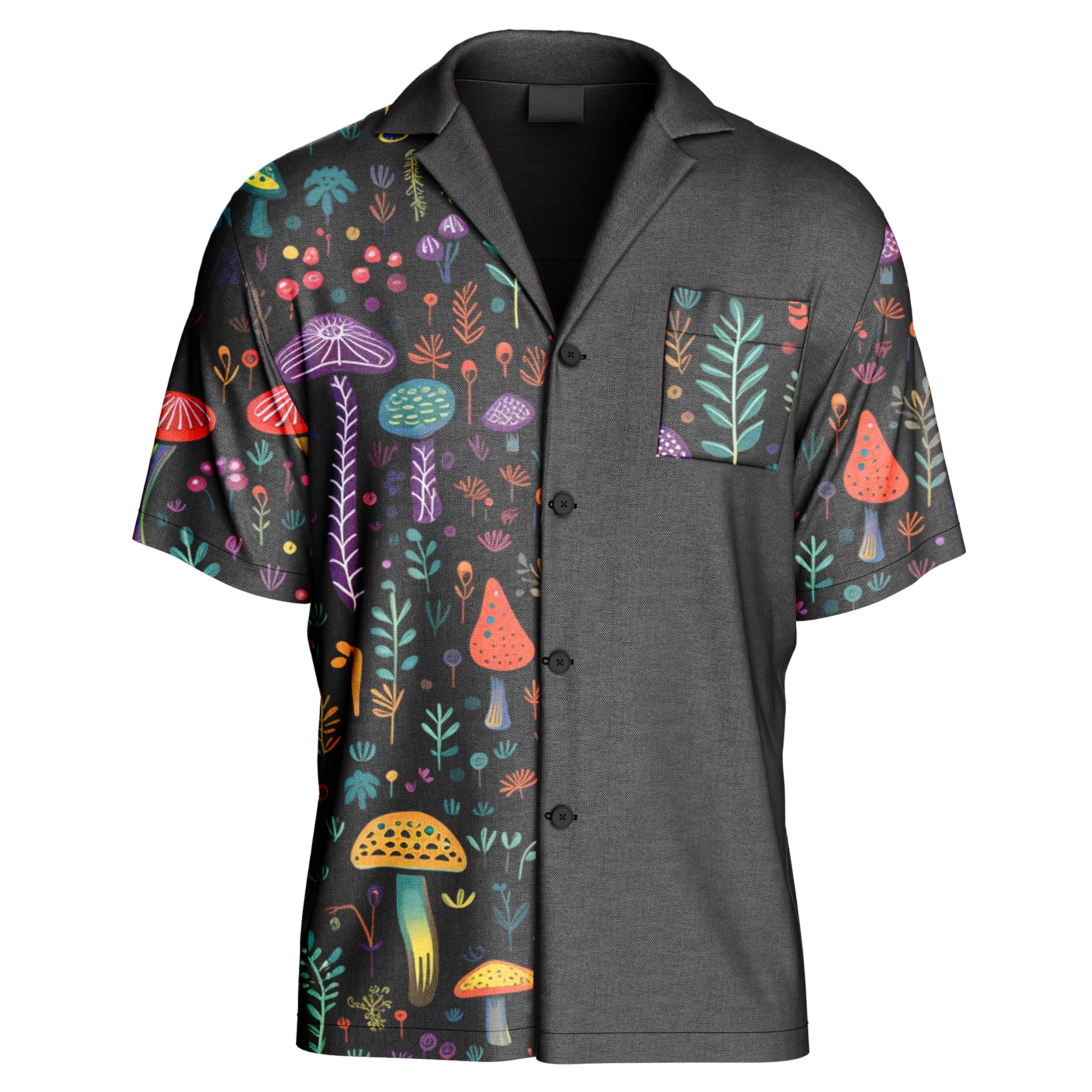 Color Mushrooms Hawaiian Shirt