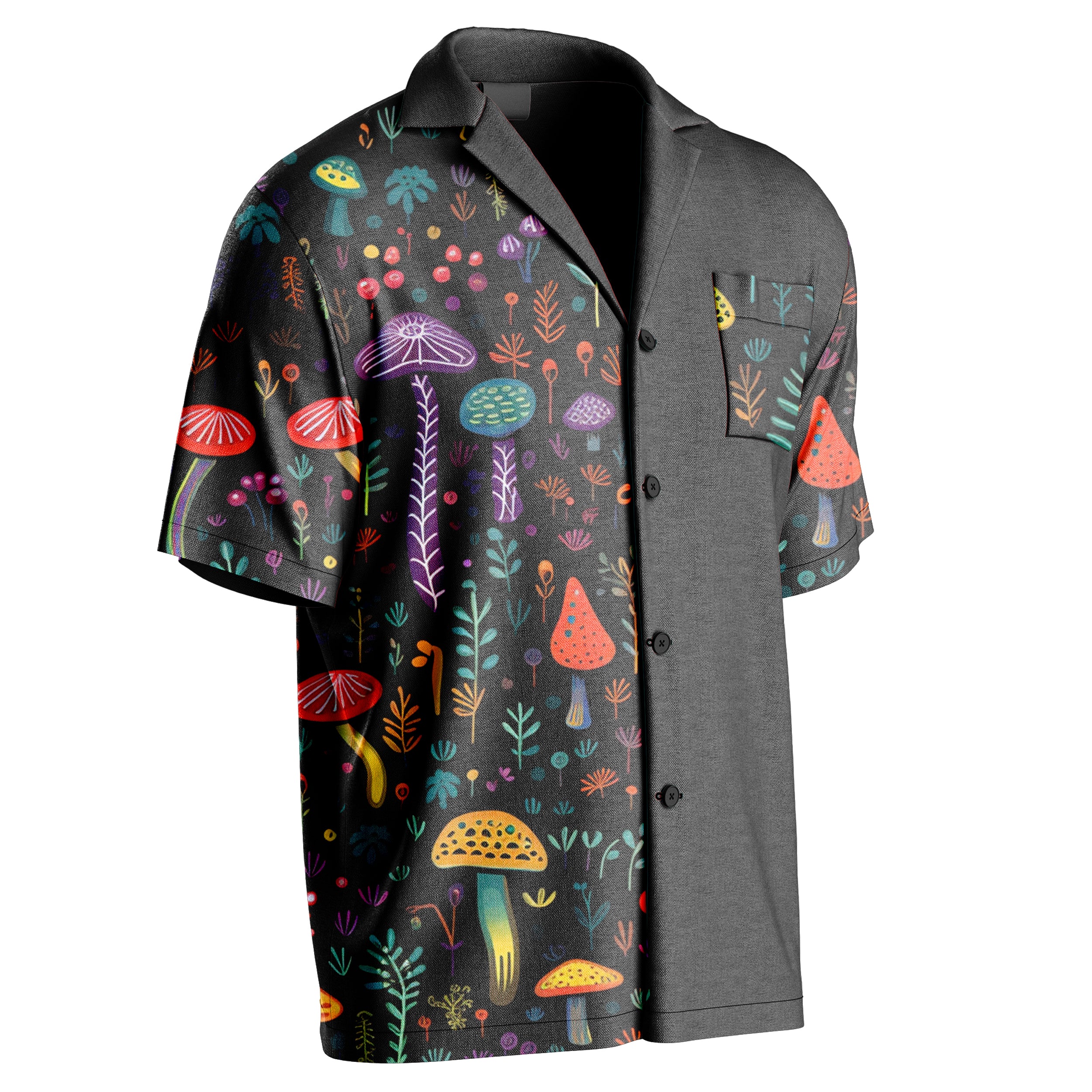 Color Mushrooms Hawaiian Shirt