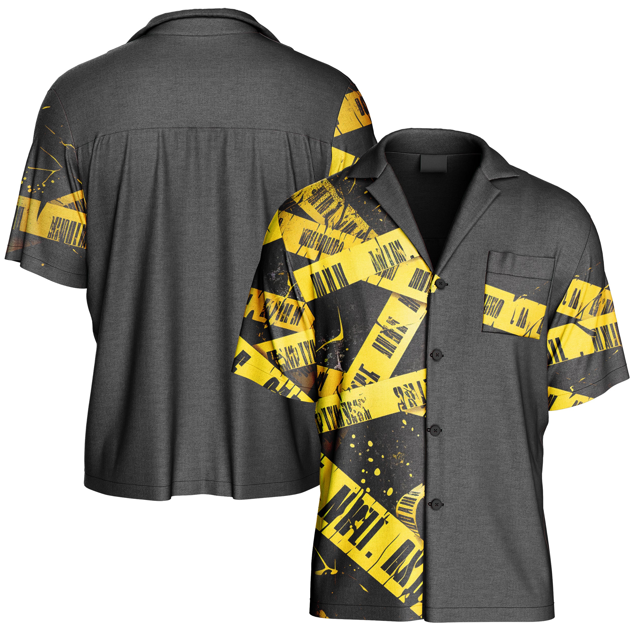 Caution x PUBG Hawaiian Shirt HS240829Cu009