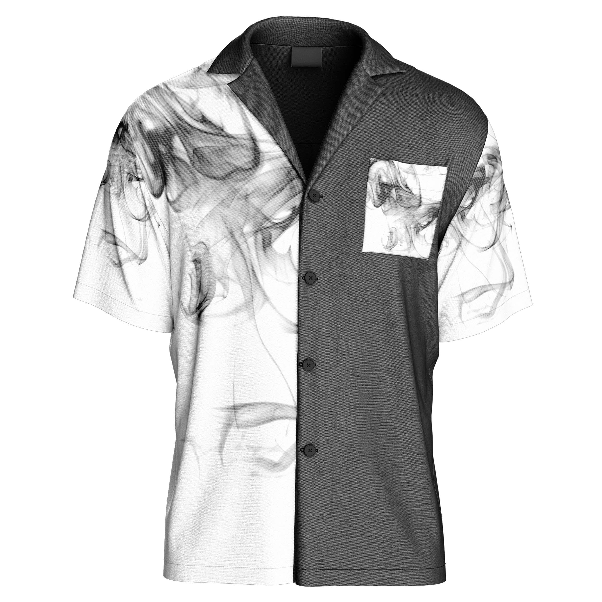 Dark Smoke Hawaiian Shirt