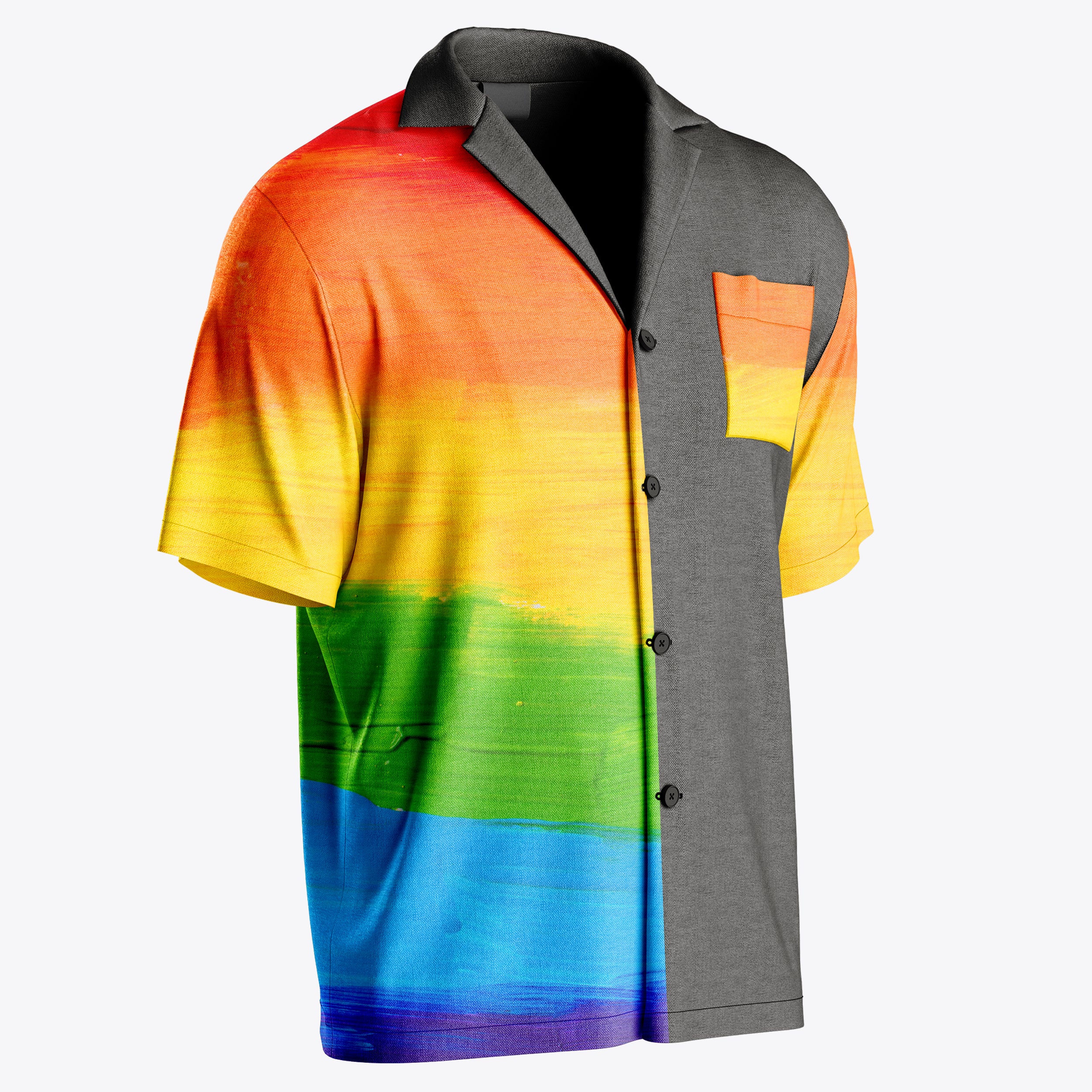 LGBTQ Rainbow Hawaiian Shirt