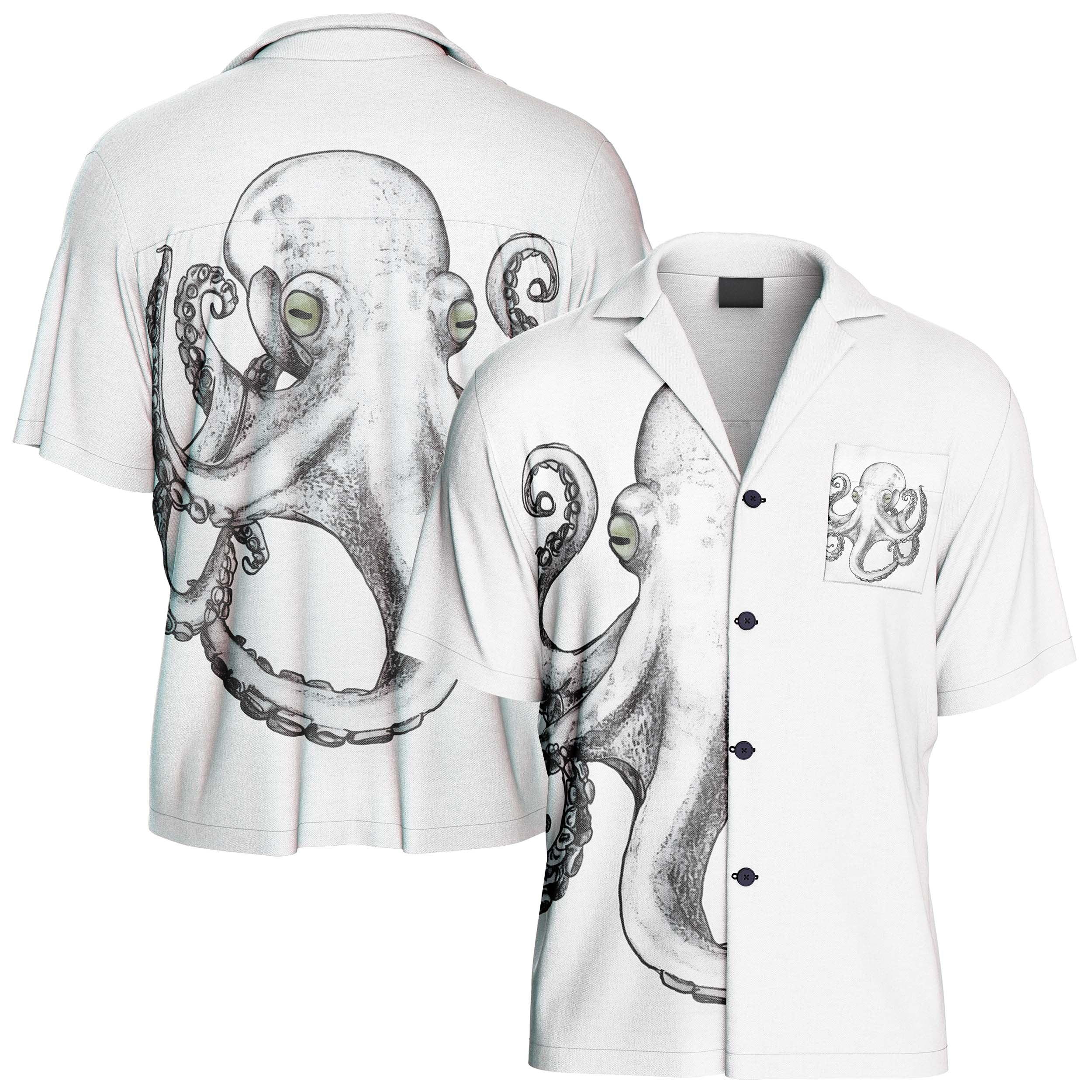 Octopus Hawaiian Shirt HS240829Oc030