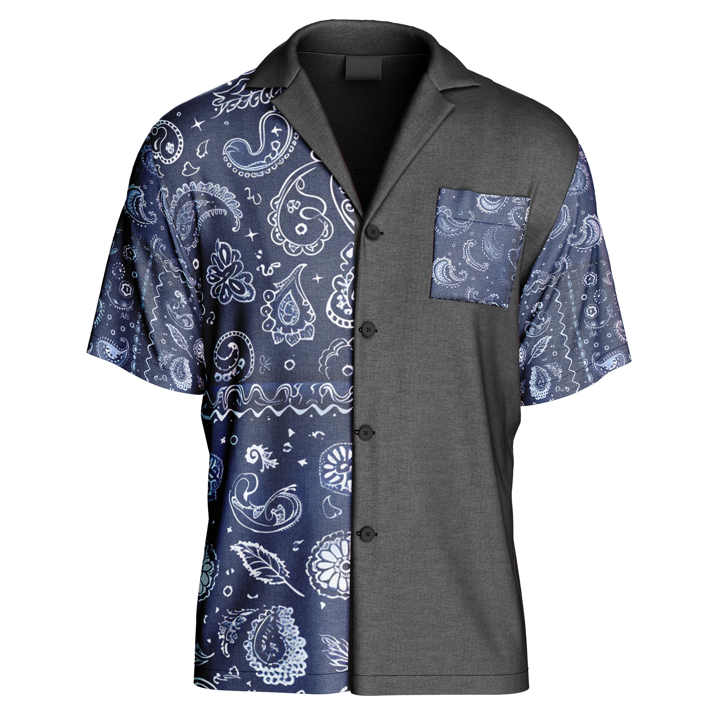 True Blue Hawaiian Shirt