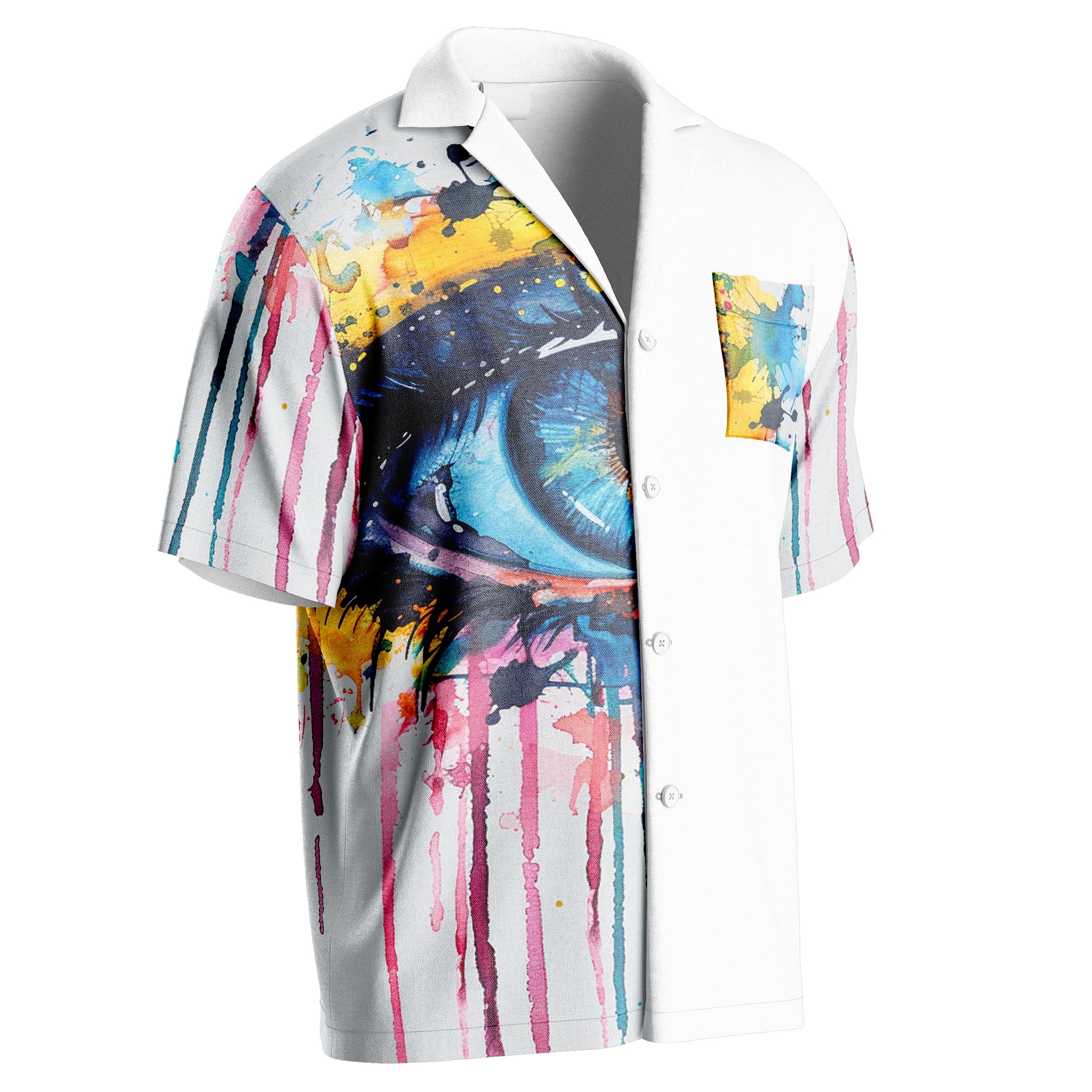 Watercolor Eye Hawaiian Shirt