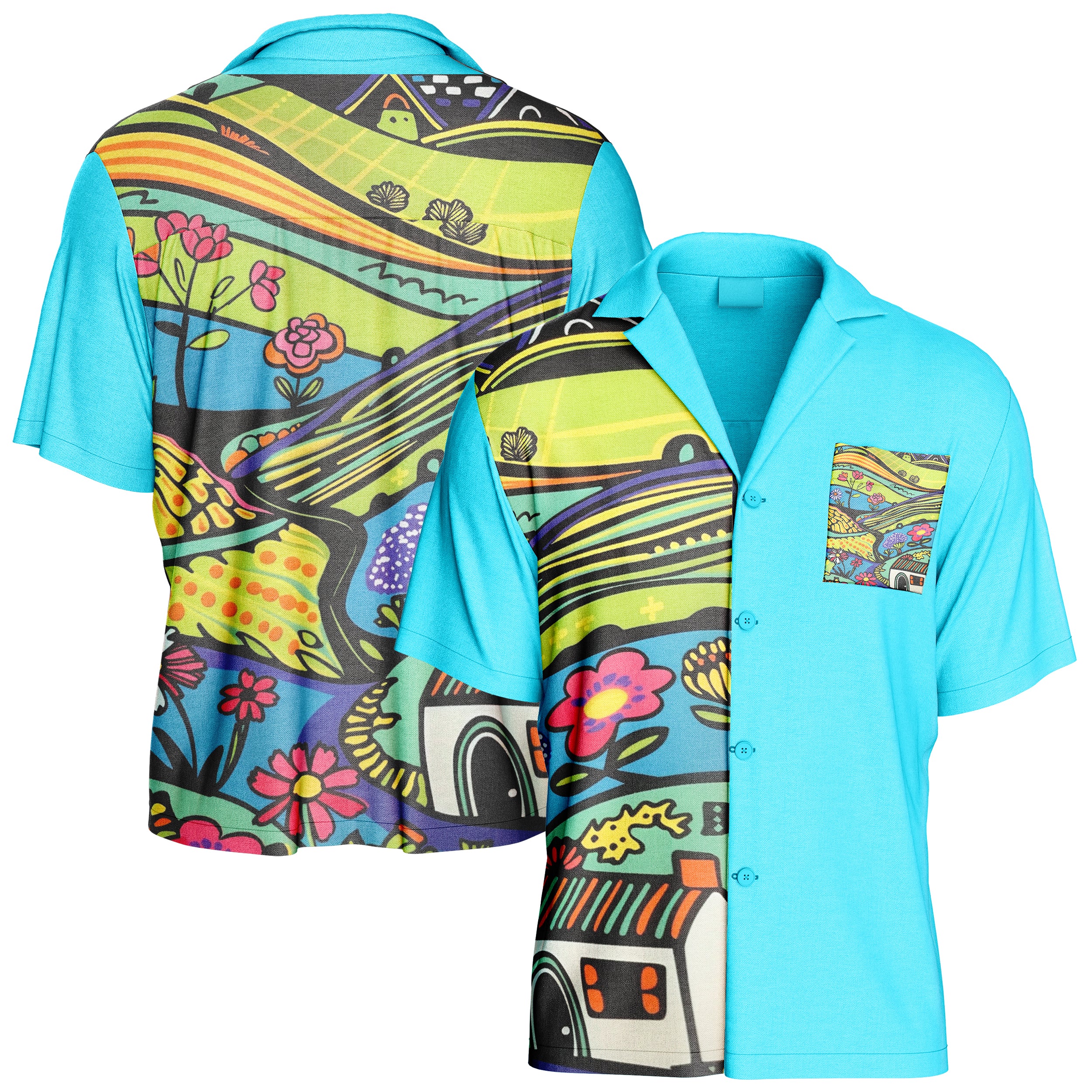 Wonderland Hawaiian Shirt HS240829Wo039