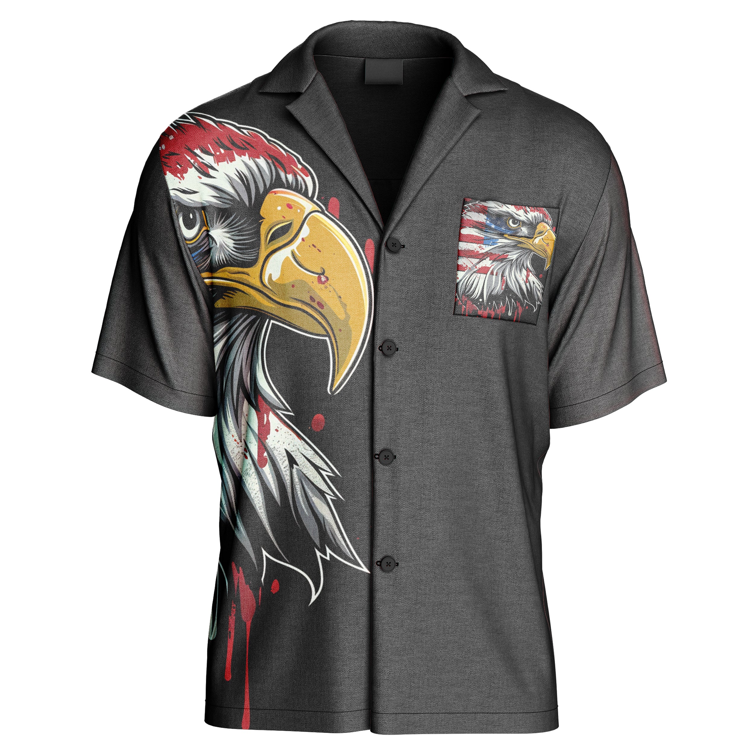 Bald Eagle Hawaiian Shirt