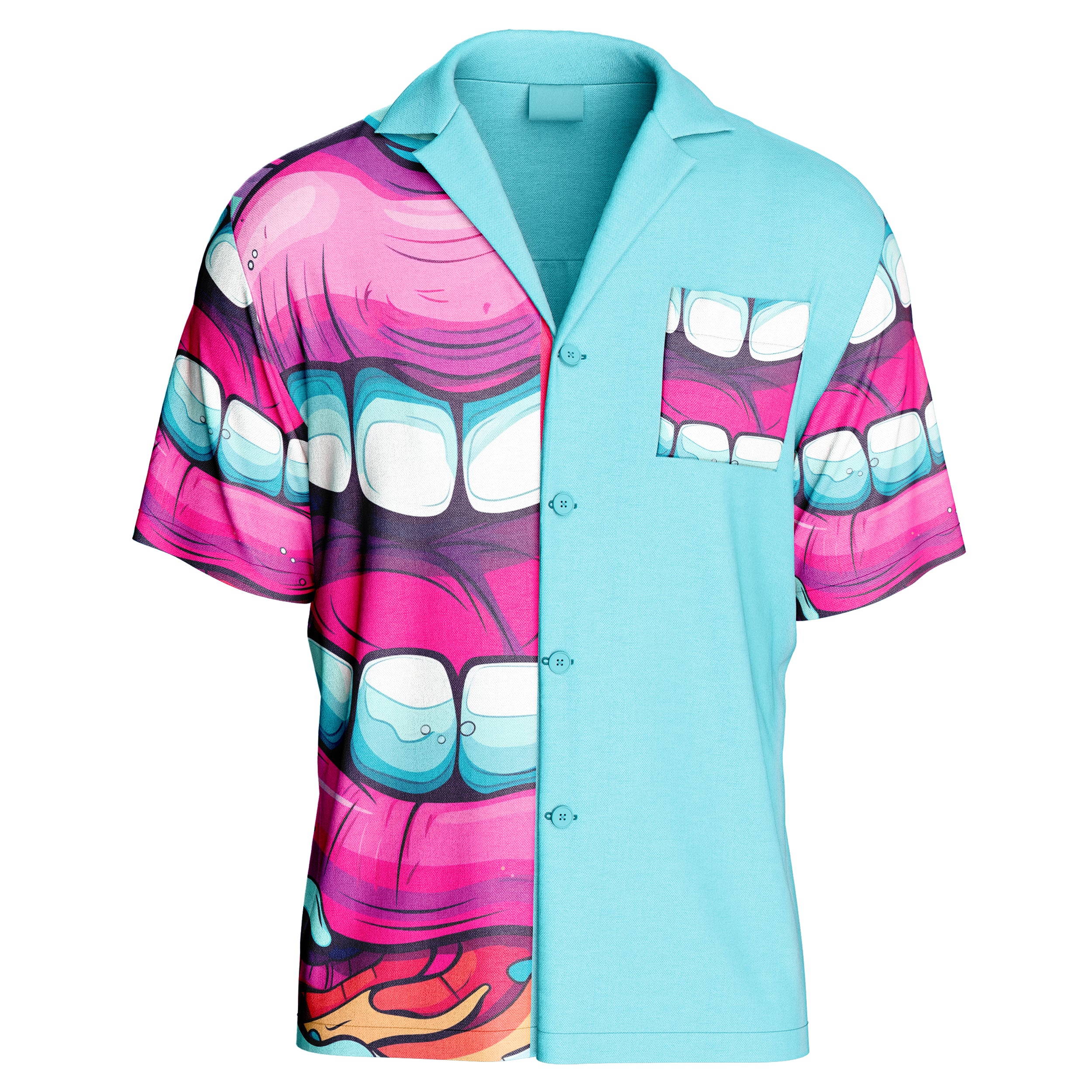 Zombie Mouth Hawaiian Shirt