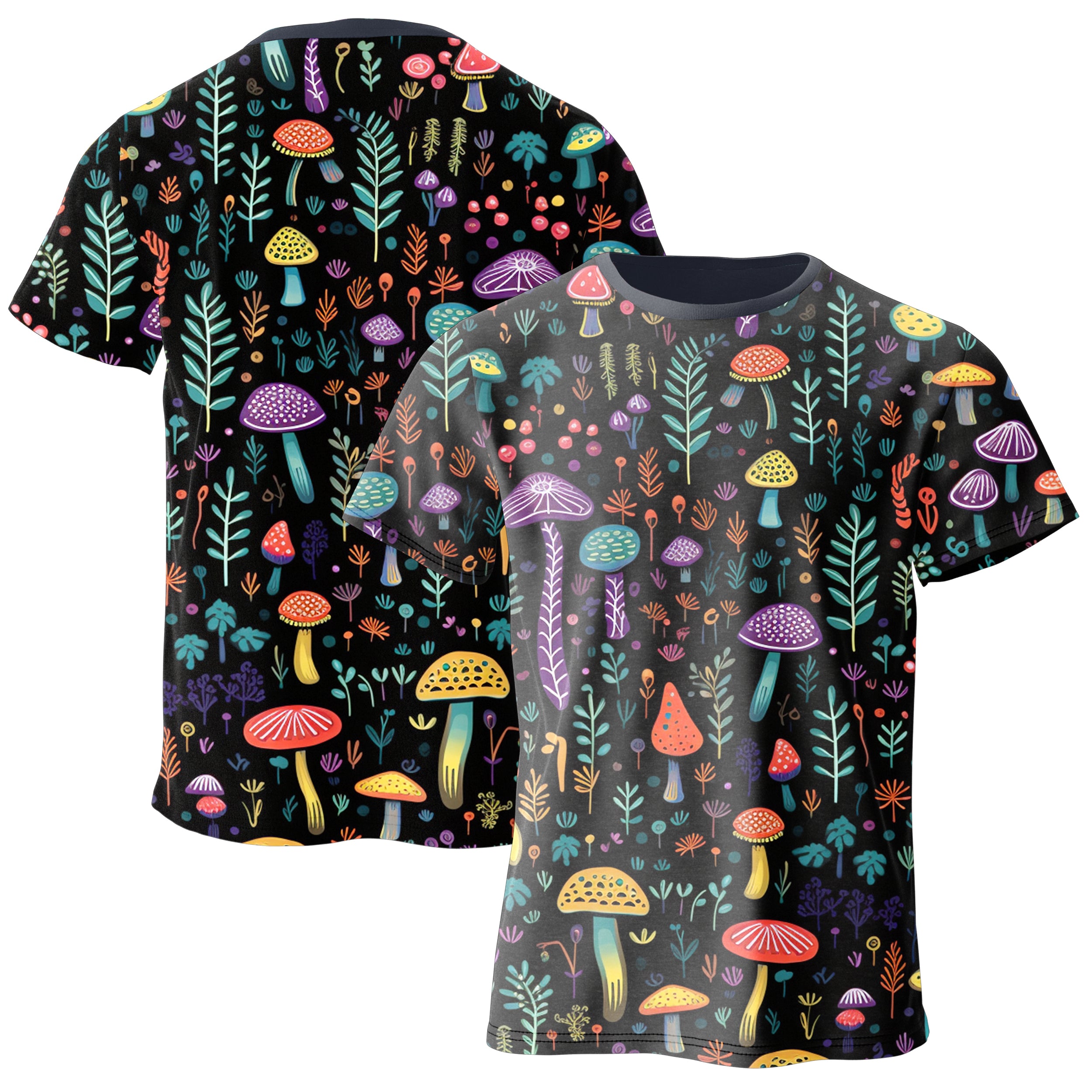 Color Mushrooms T-shirt TS240829Cm013