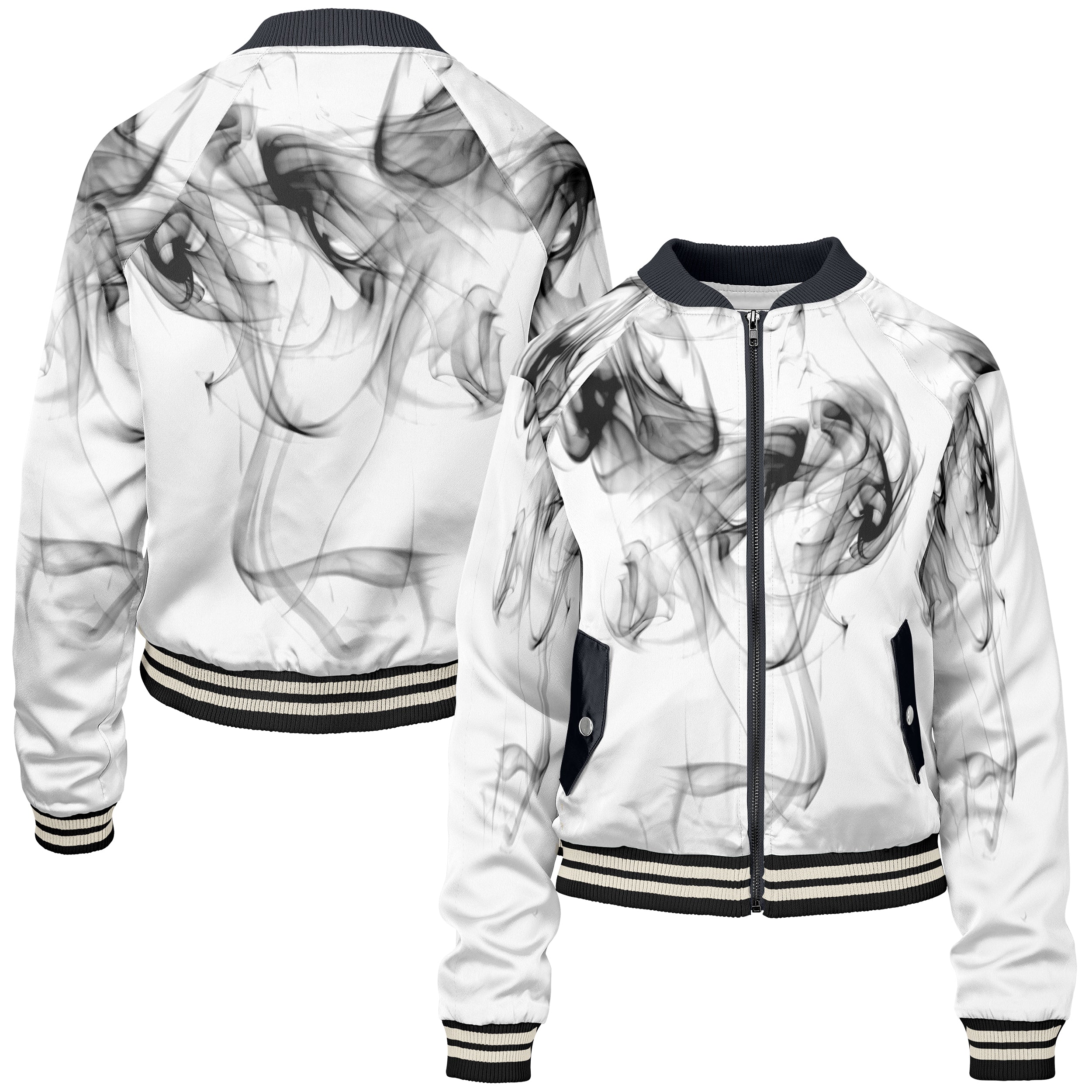 Dark Smoke Women bomber jacket WB240829Da011