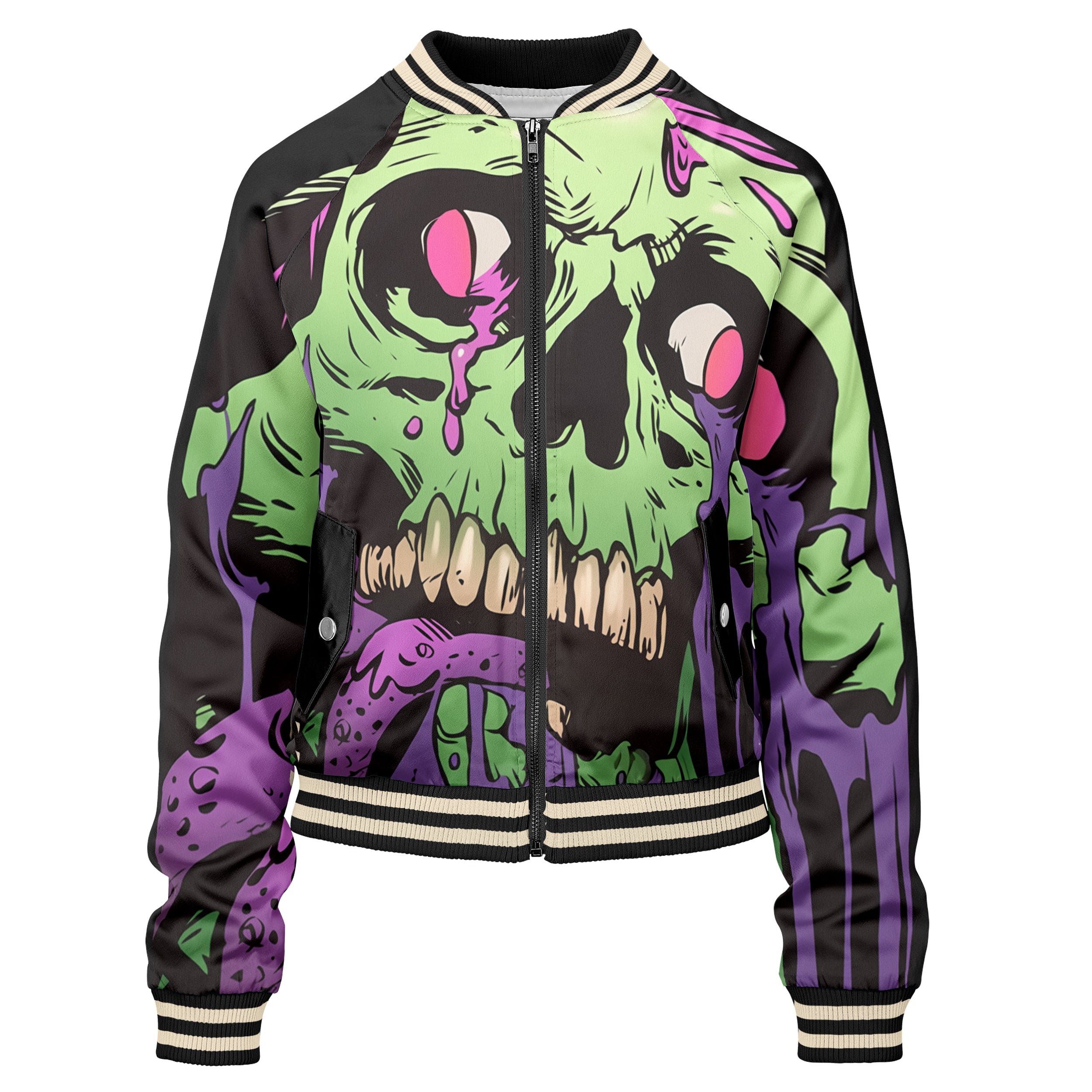 Dirty Skull Women bomber jacket