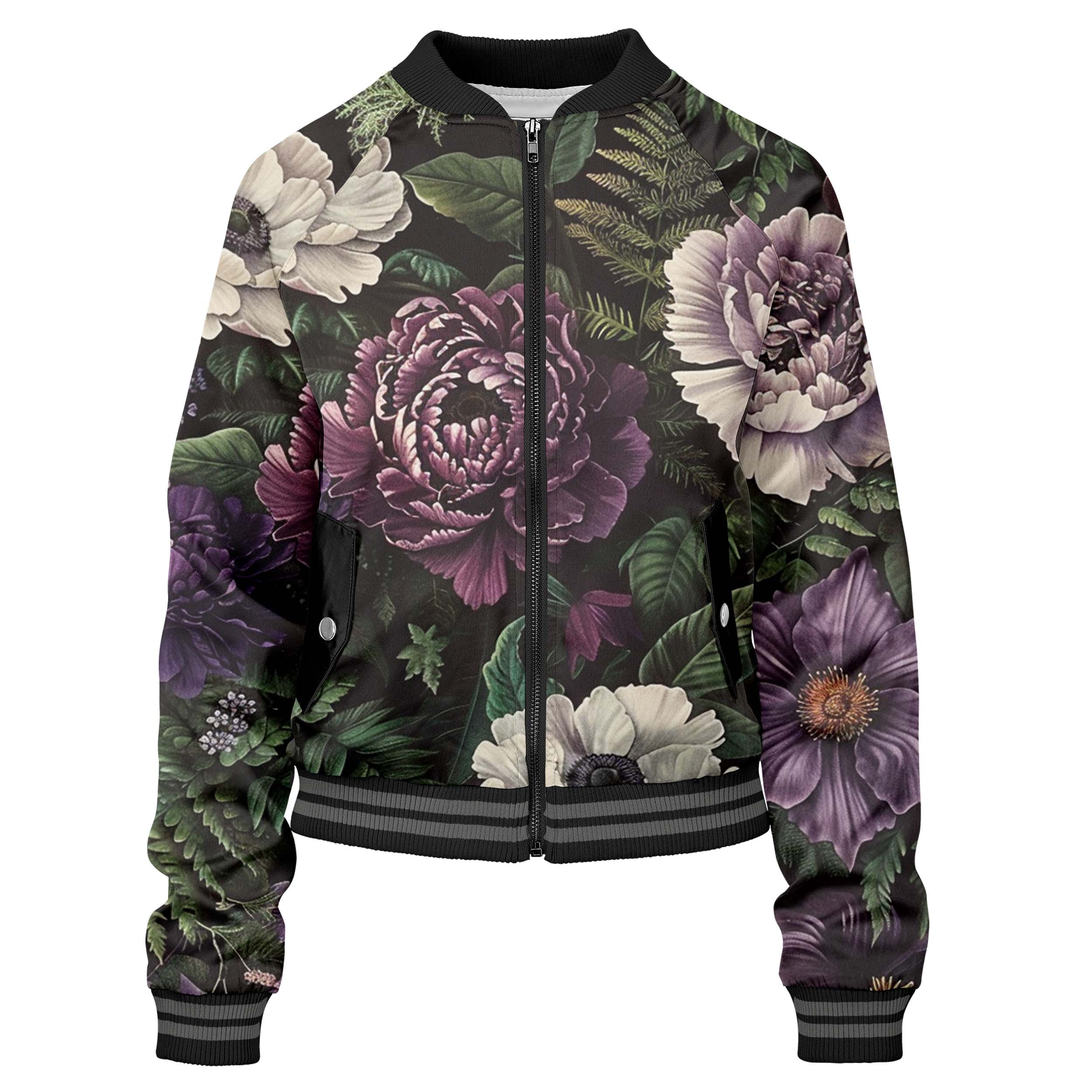 Evening Bouquet Women bomber jacket