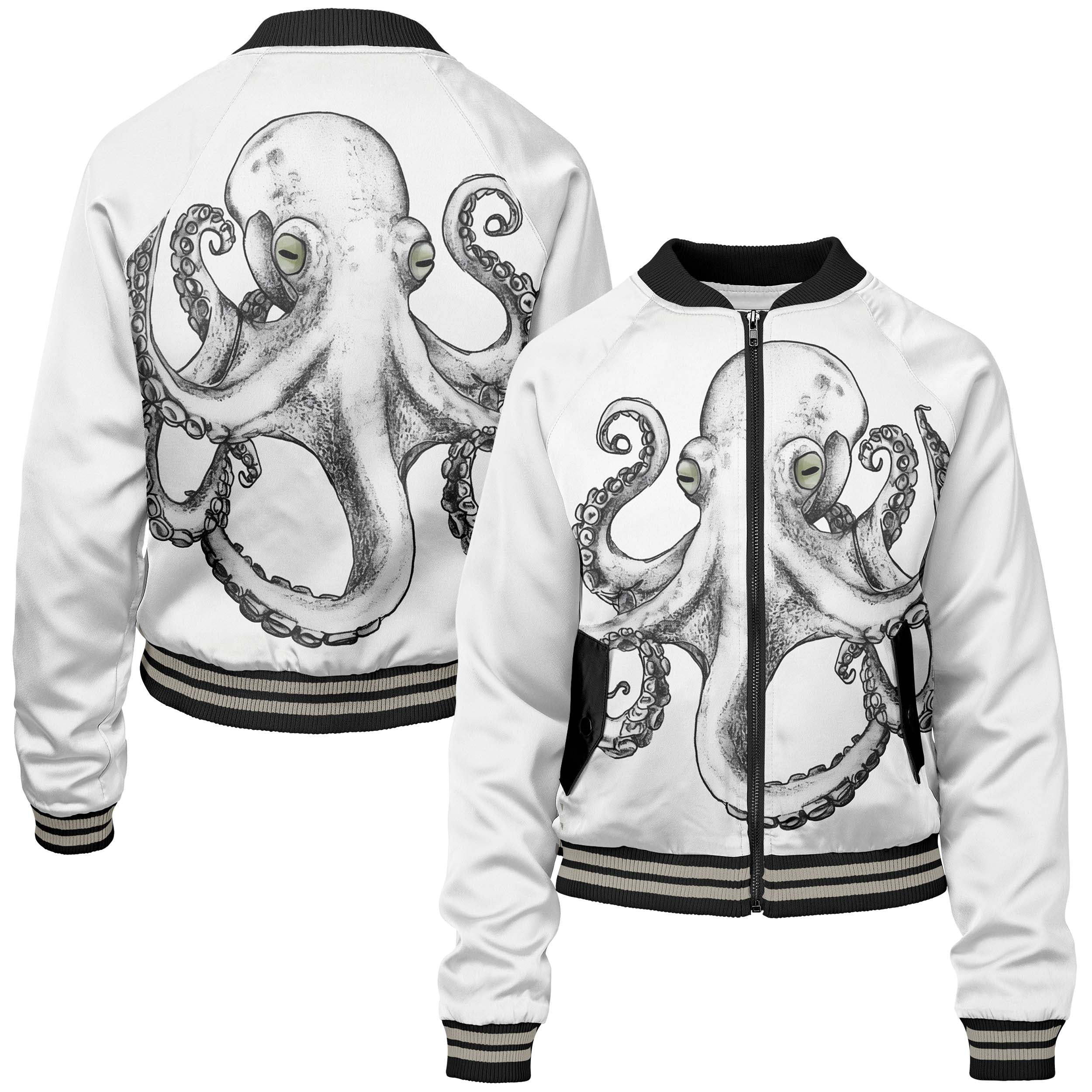 Octopus Women bomber jacket WB240829Oc020