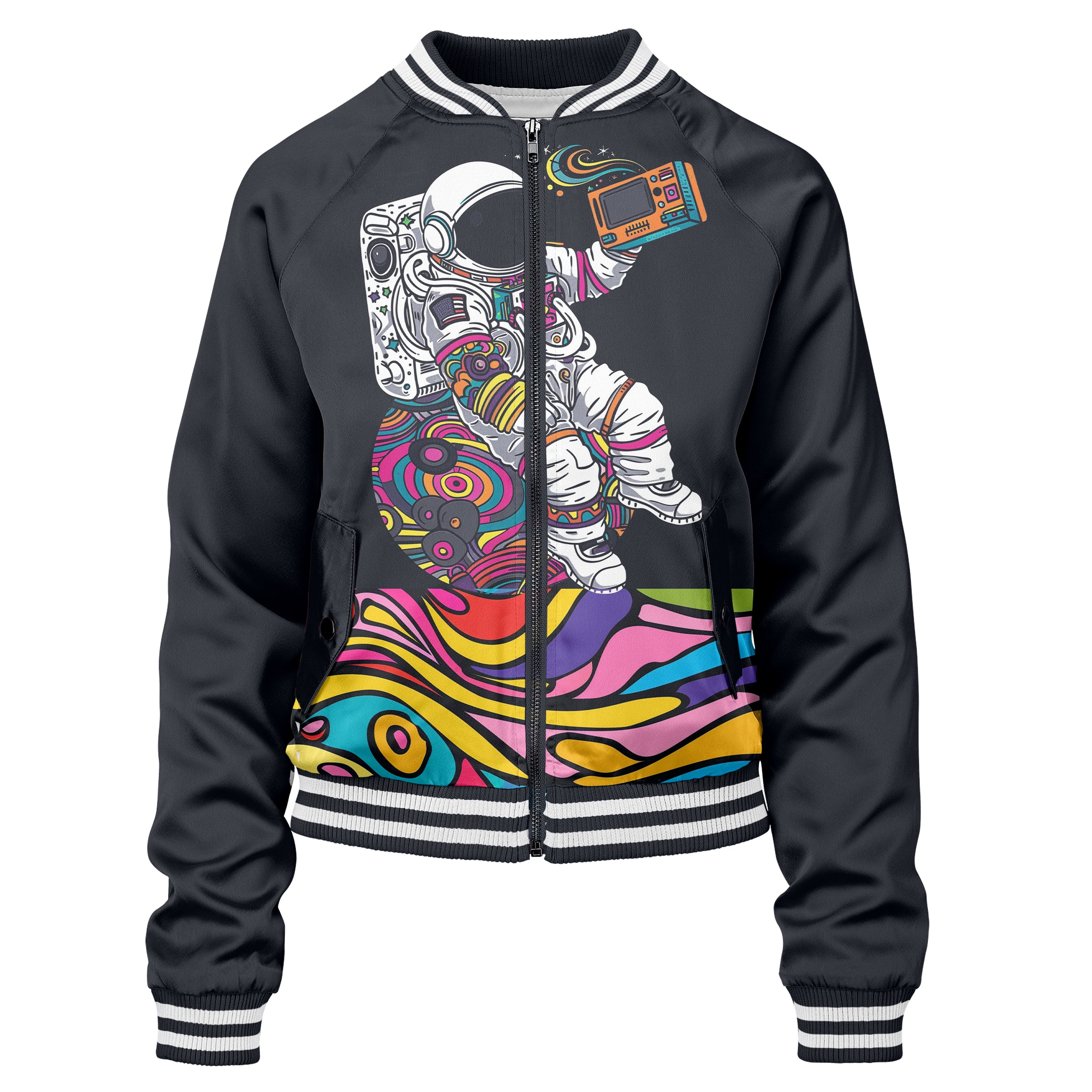 Space Vacation Women bomber jacket