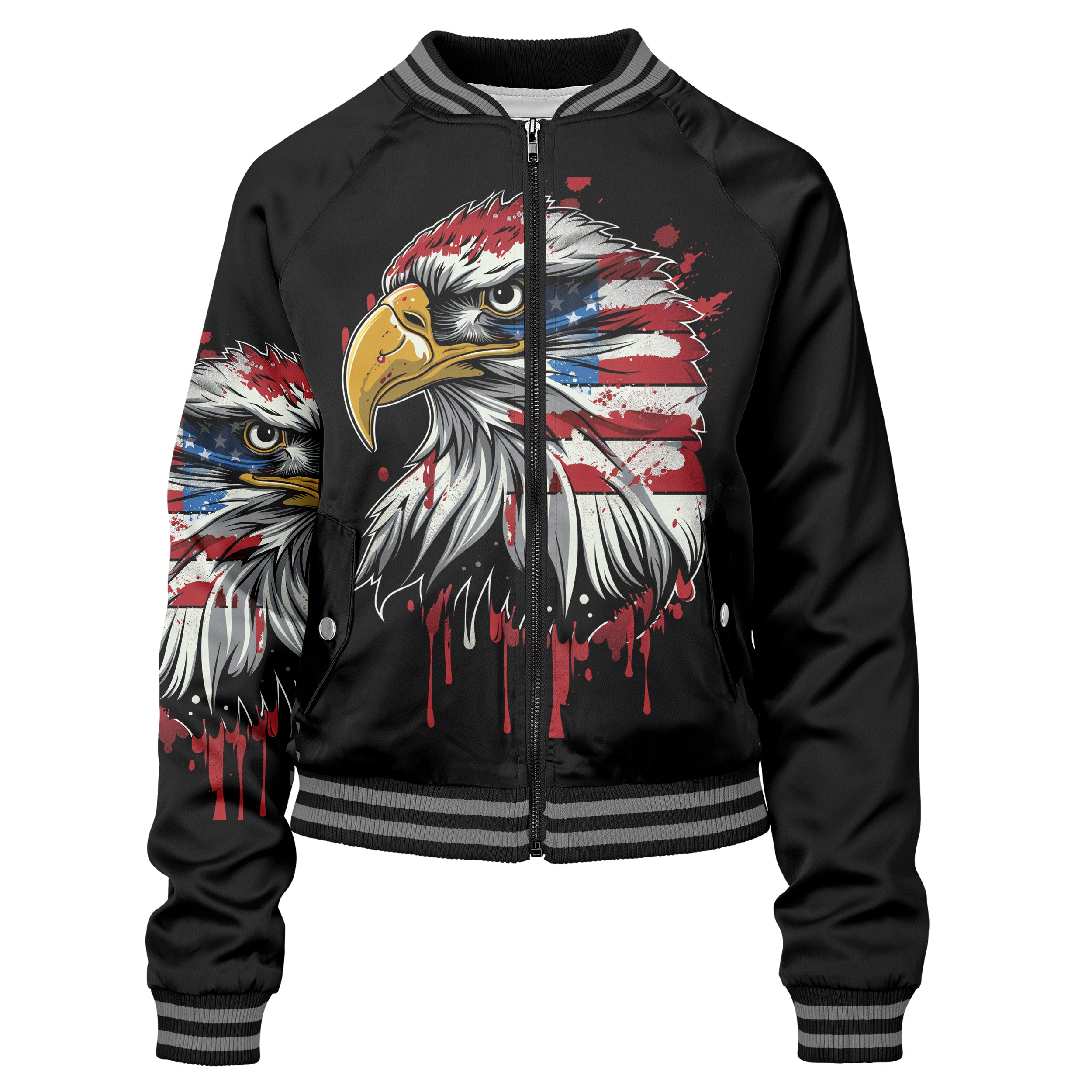 Bald Eagle Women bomber jacket