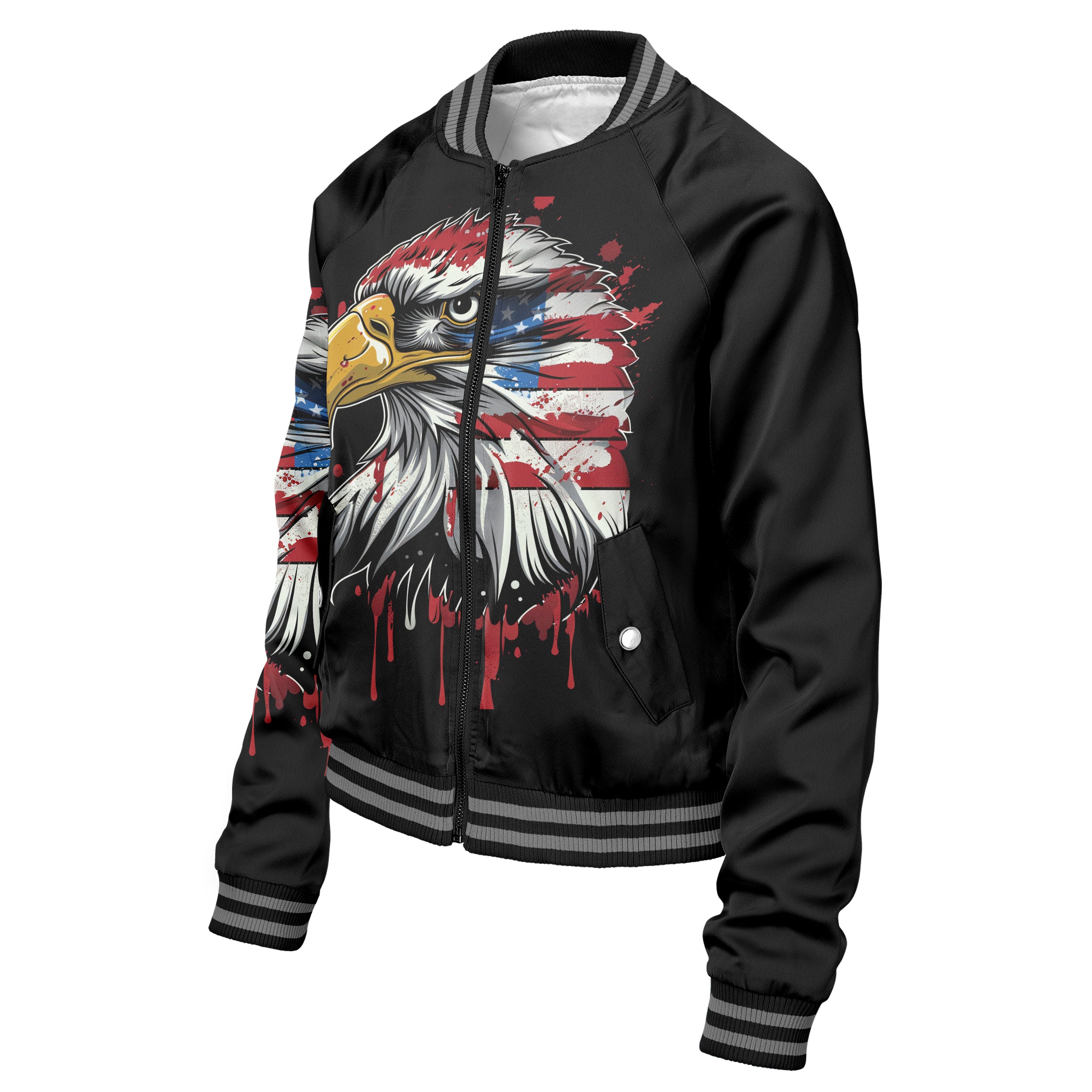 Bald Eagle Women bomber jacket