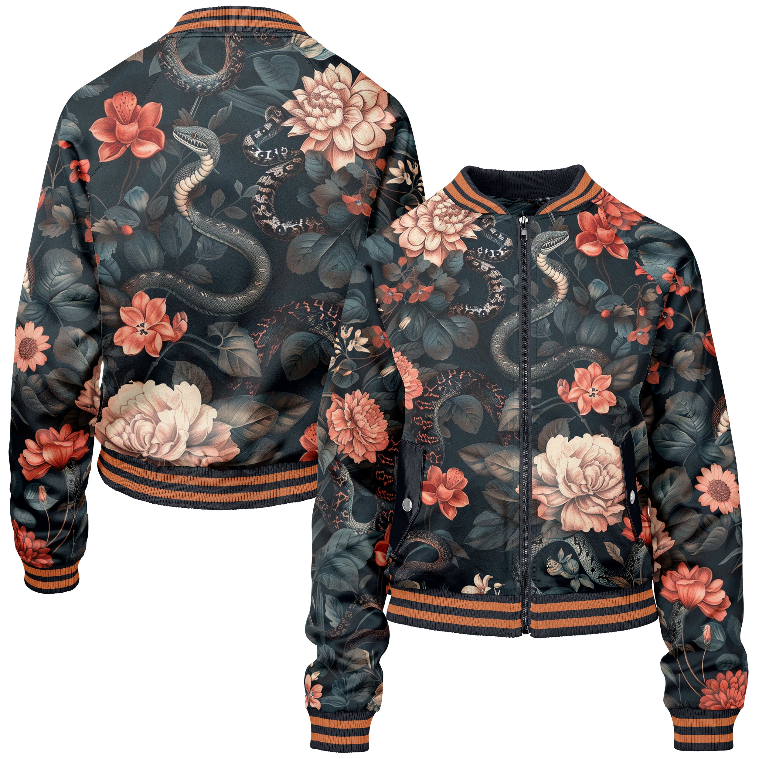 Botanic Realm Women bomber jacket WB240902Bo013