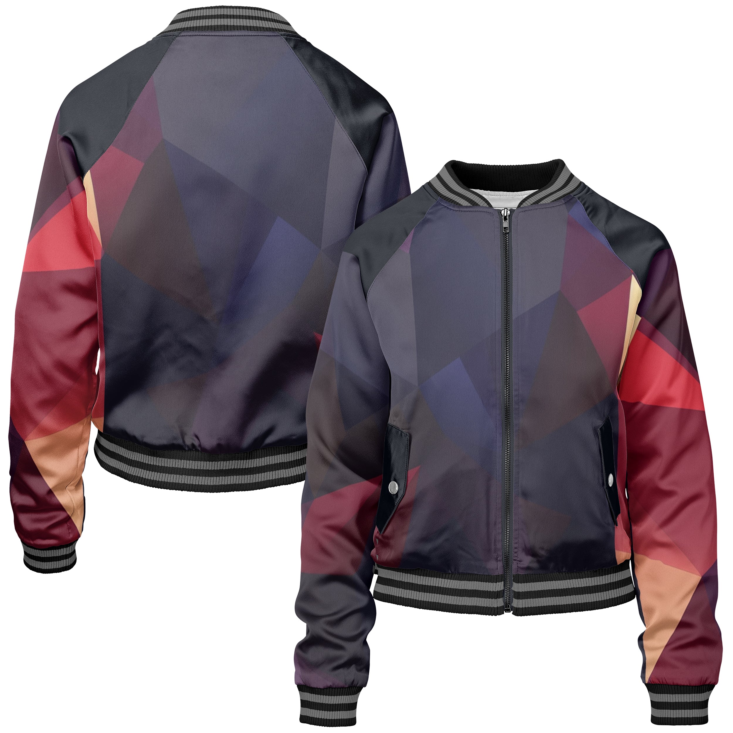 Cubes Women bomber jacket WB240902Cb016