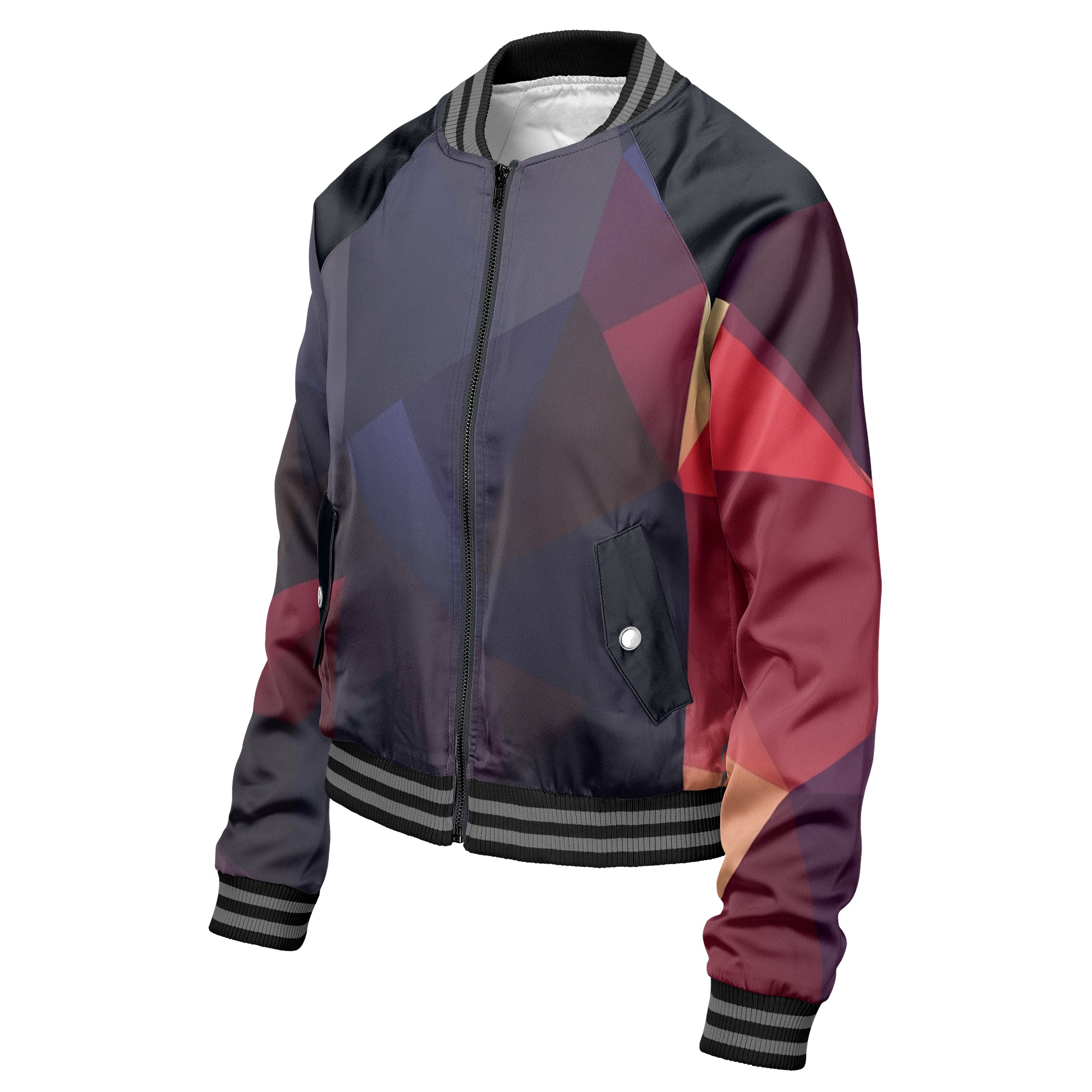 Cubes Women bomber jacket