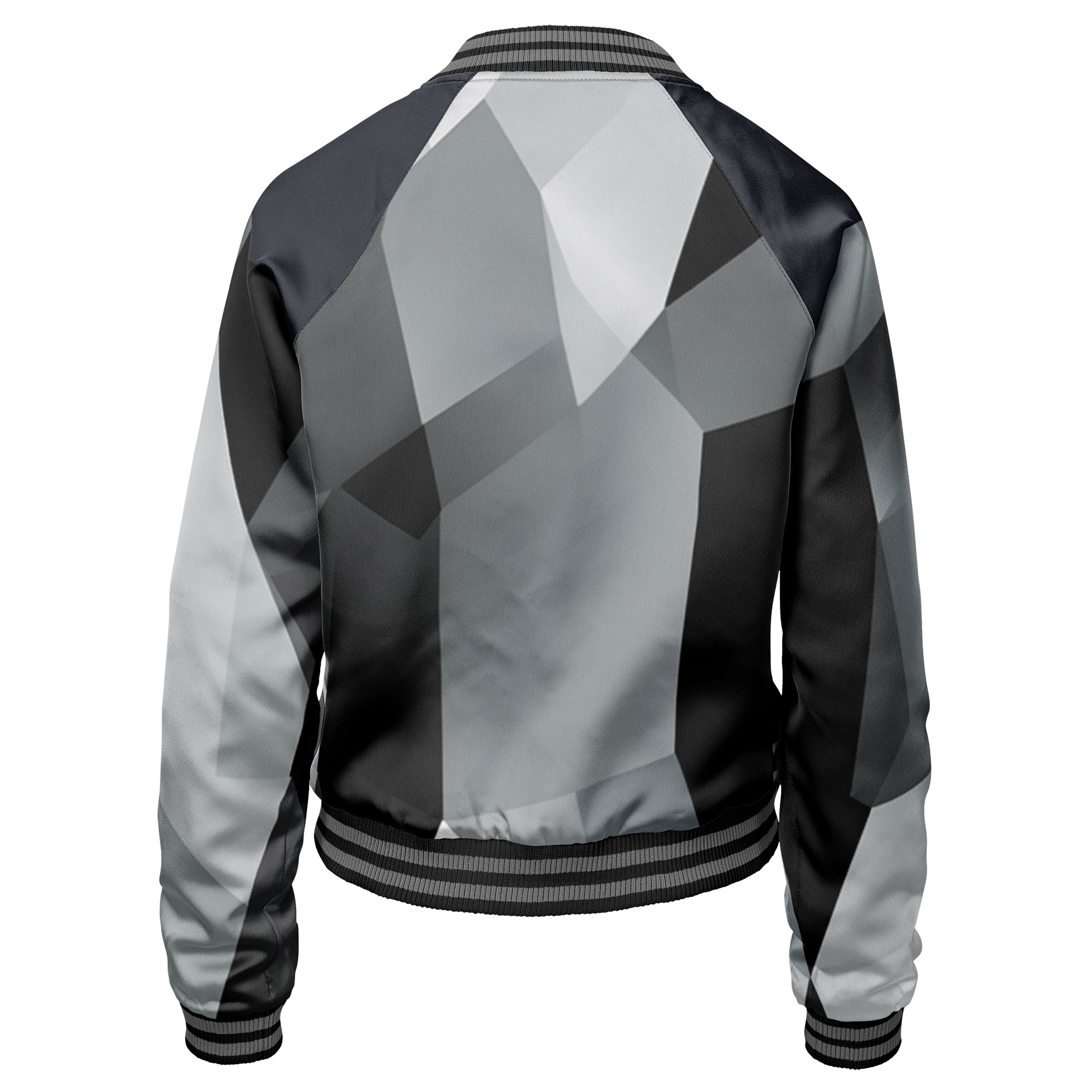 Cubes Black Women bomber jacket