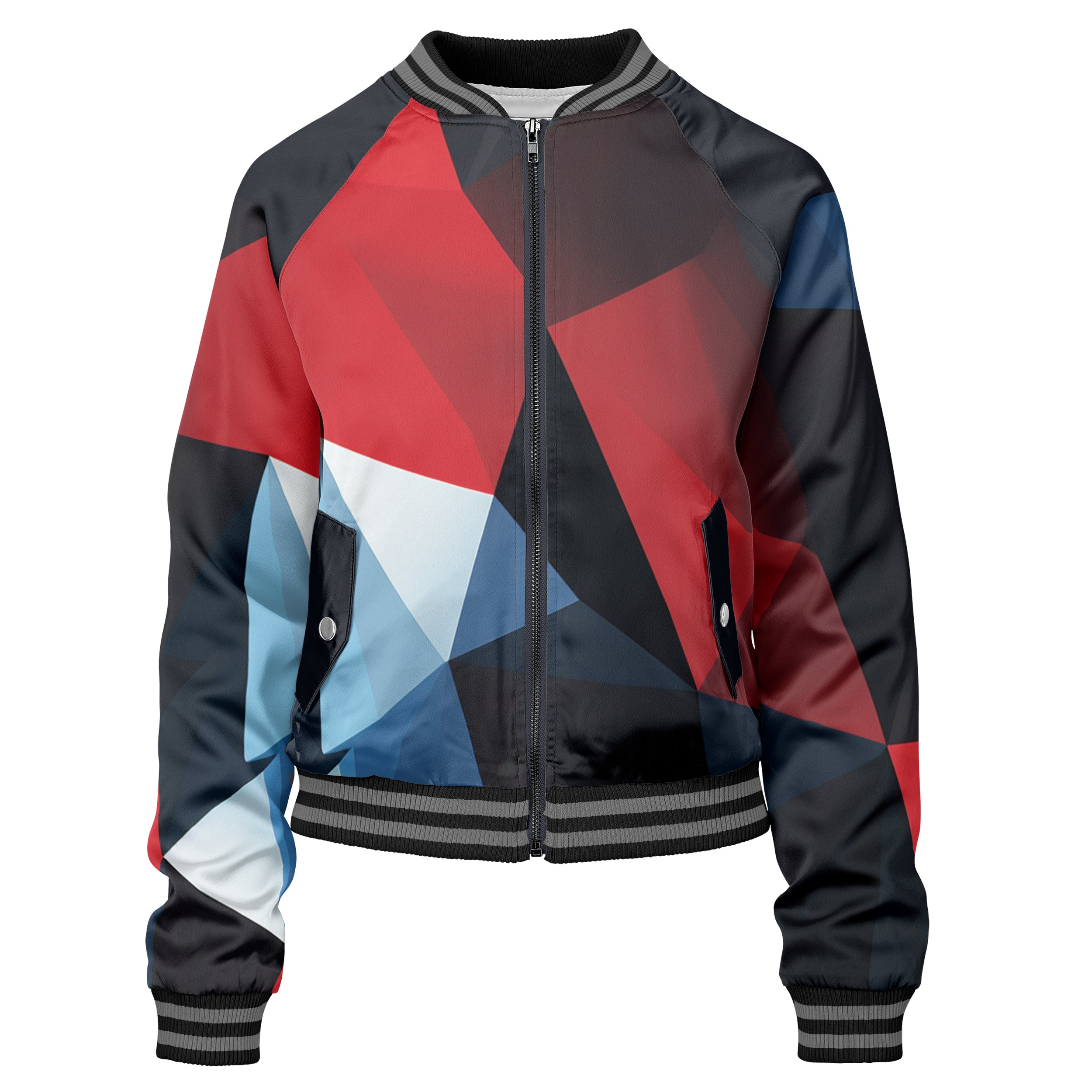 Cubes Sunset Women bomber jacket