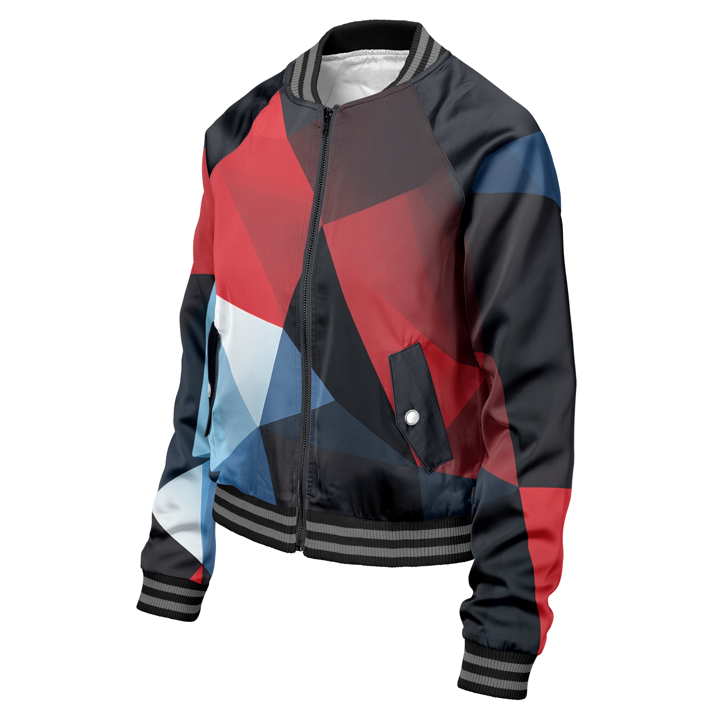 Cubes Sunset Women bomber jacket