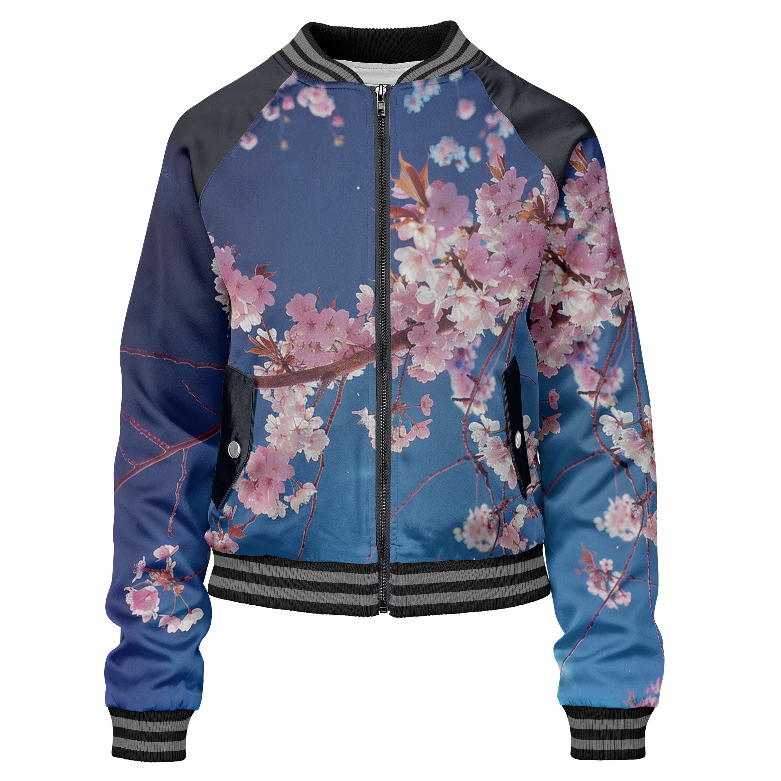 Moonlight Blossom Women bomber jacket