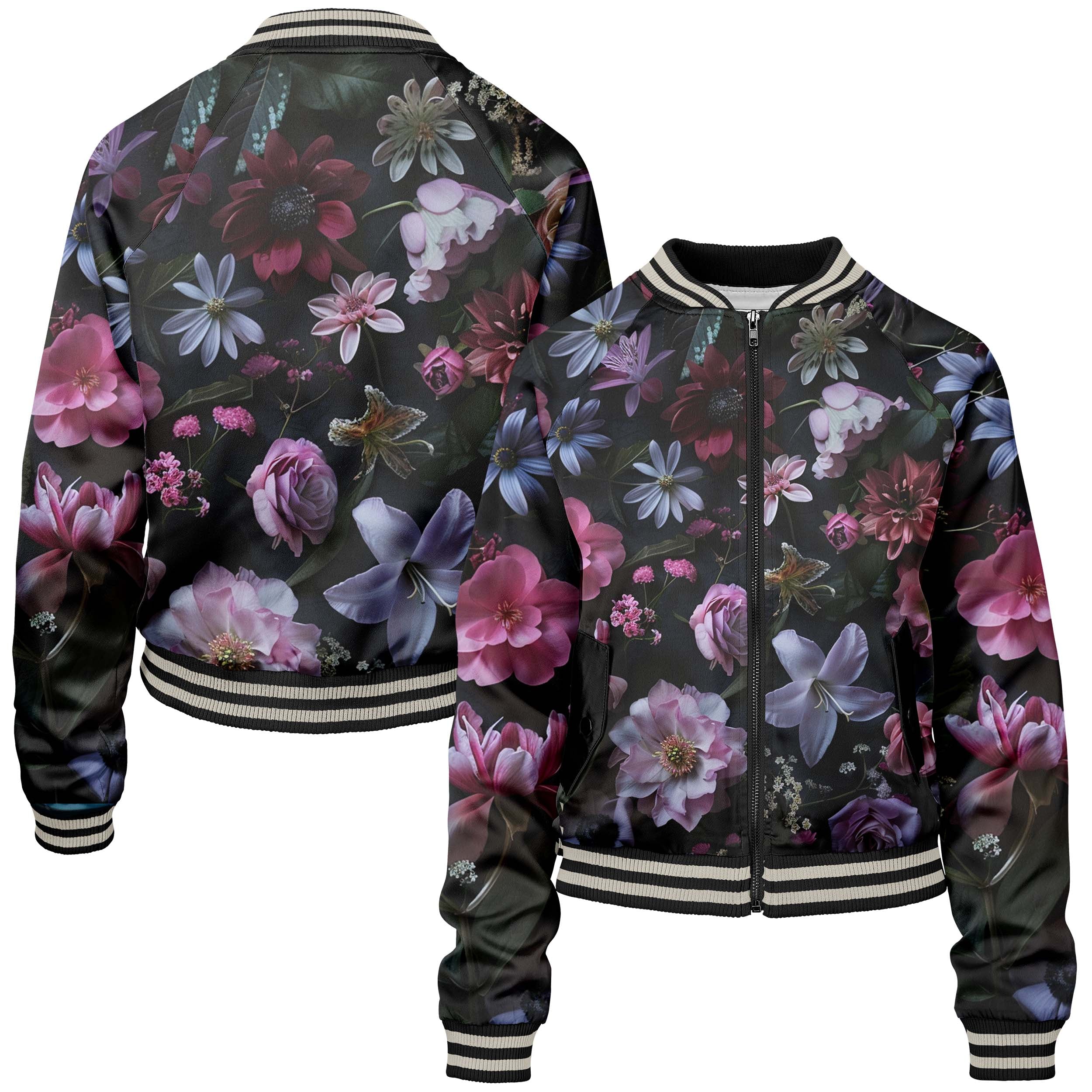 Ocean Plants Women bomber jacket WB240902Op030