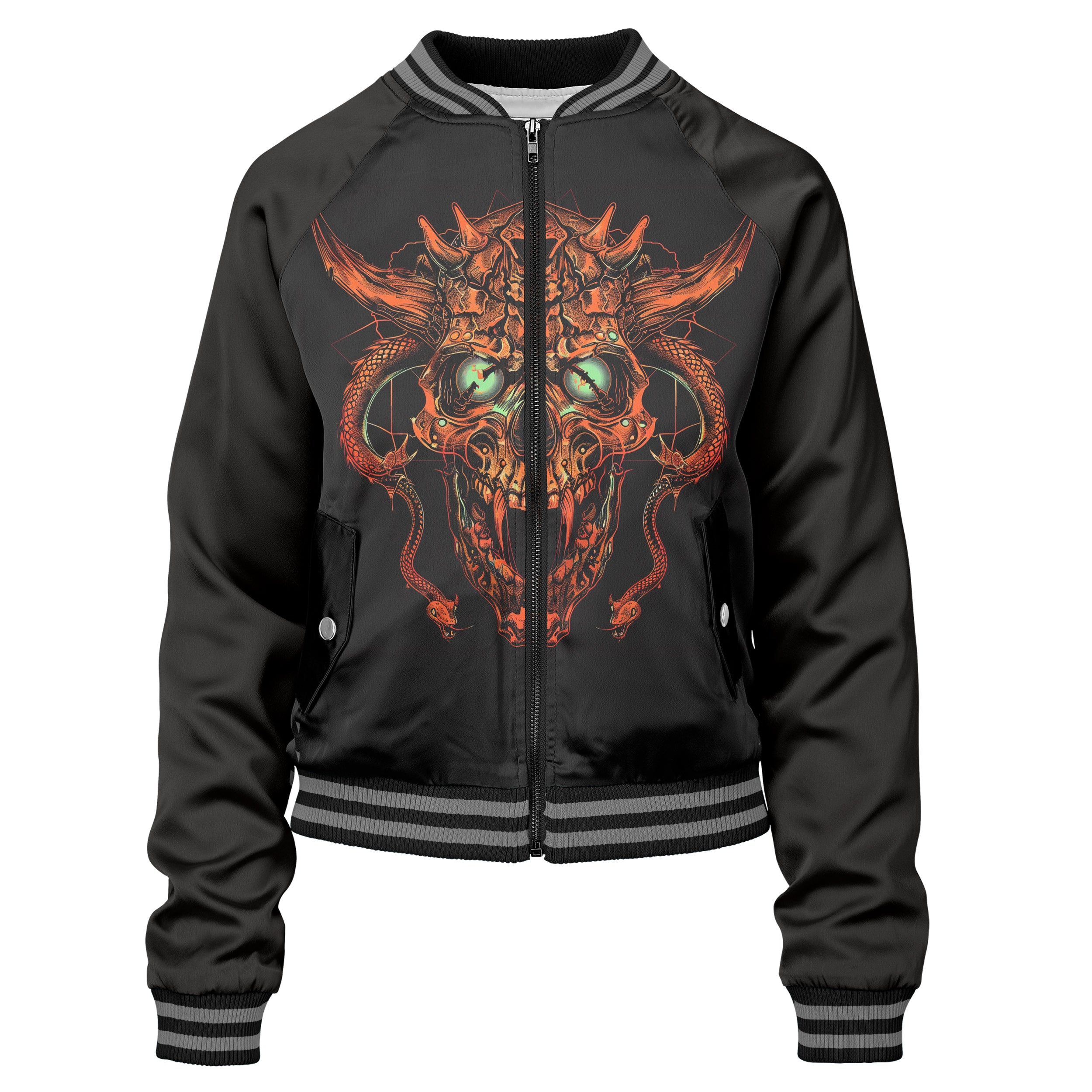 The Eye Beneath Darkness Women bomber jacket