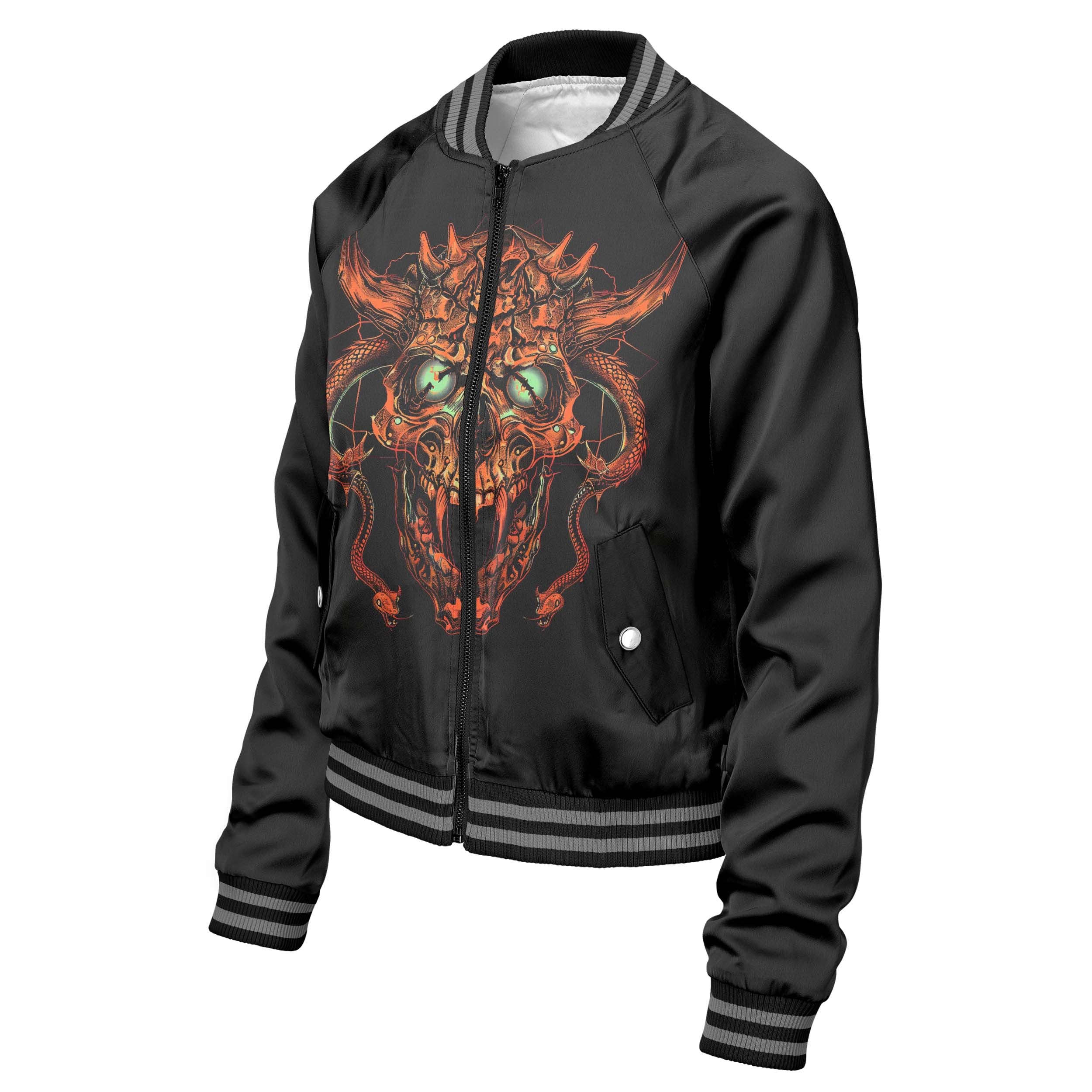 The Eye Beneath Darkness Women bomber jacket